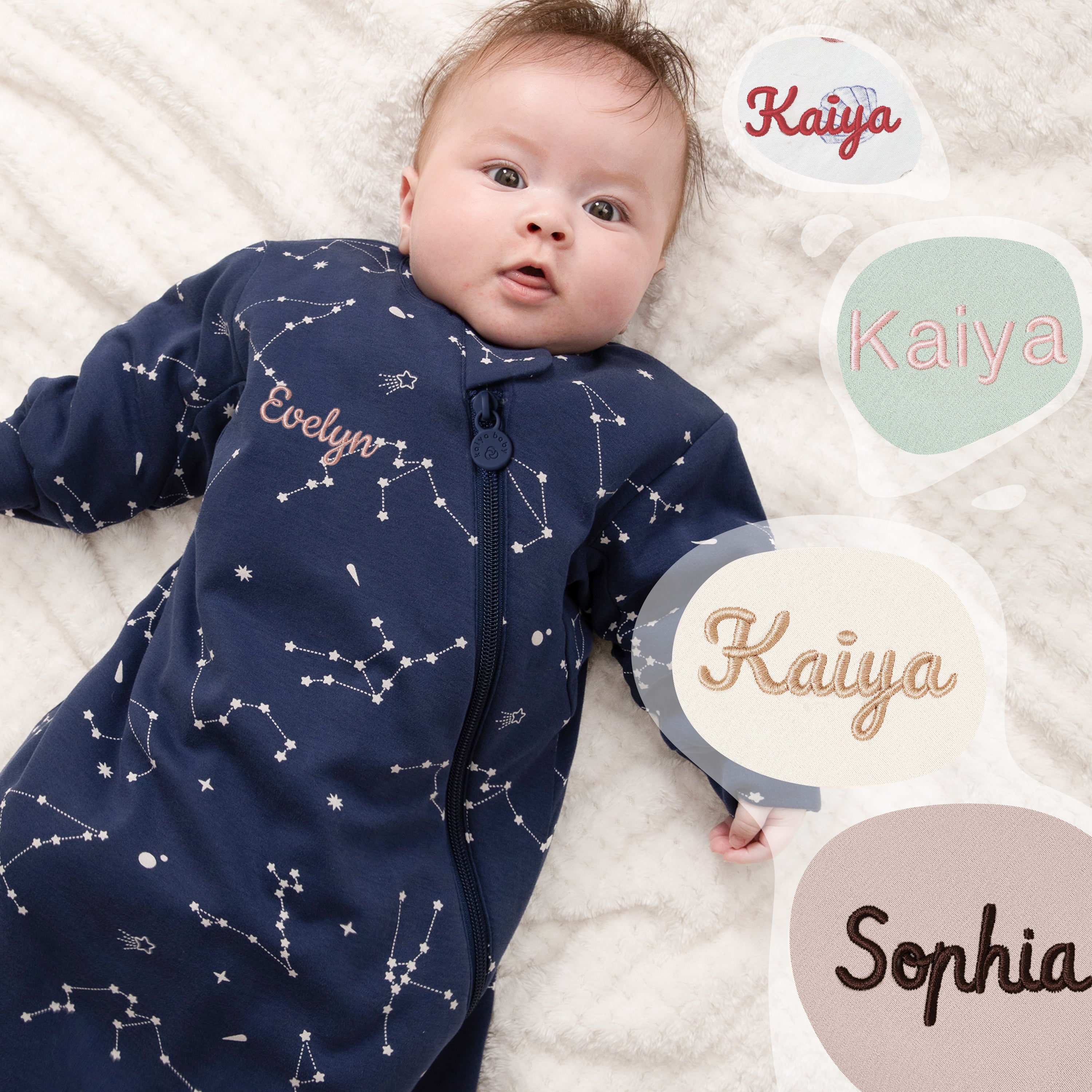 Warm Long Sleeve Sleep Sack 2.5 TOG- Organic Cotton & Camel Wool Bundle - Blue