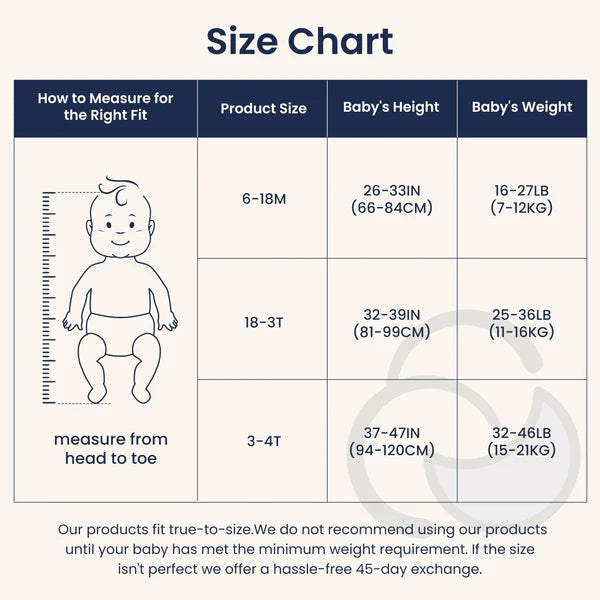 Warm Long Sleeve Sleep Sack Walker 2.5 TOG - Organic Cotton & Camel Wool