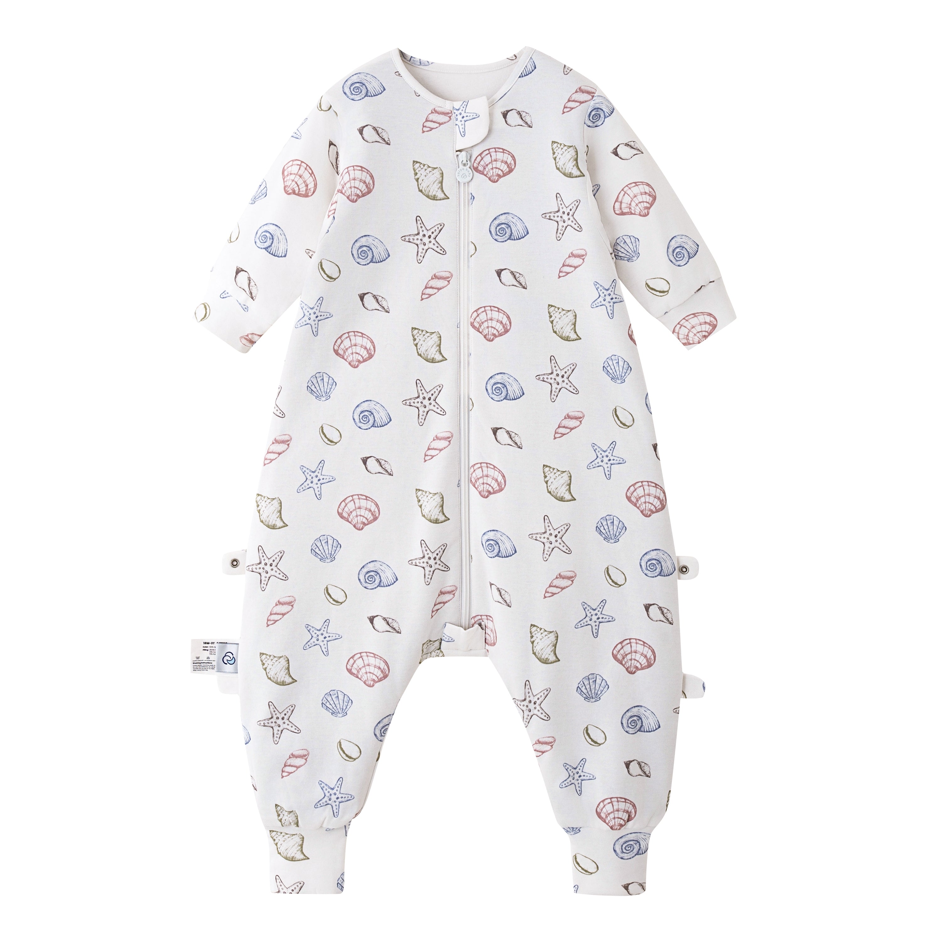 All Season Long Sleeve Sleep Sack Walker 1.0 TOG - Organic Cotton & Camel Wool - Shell