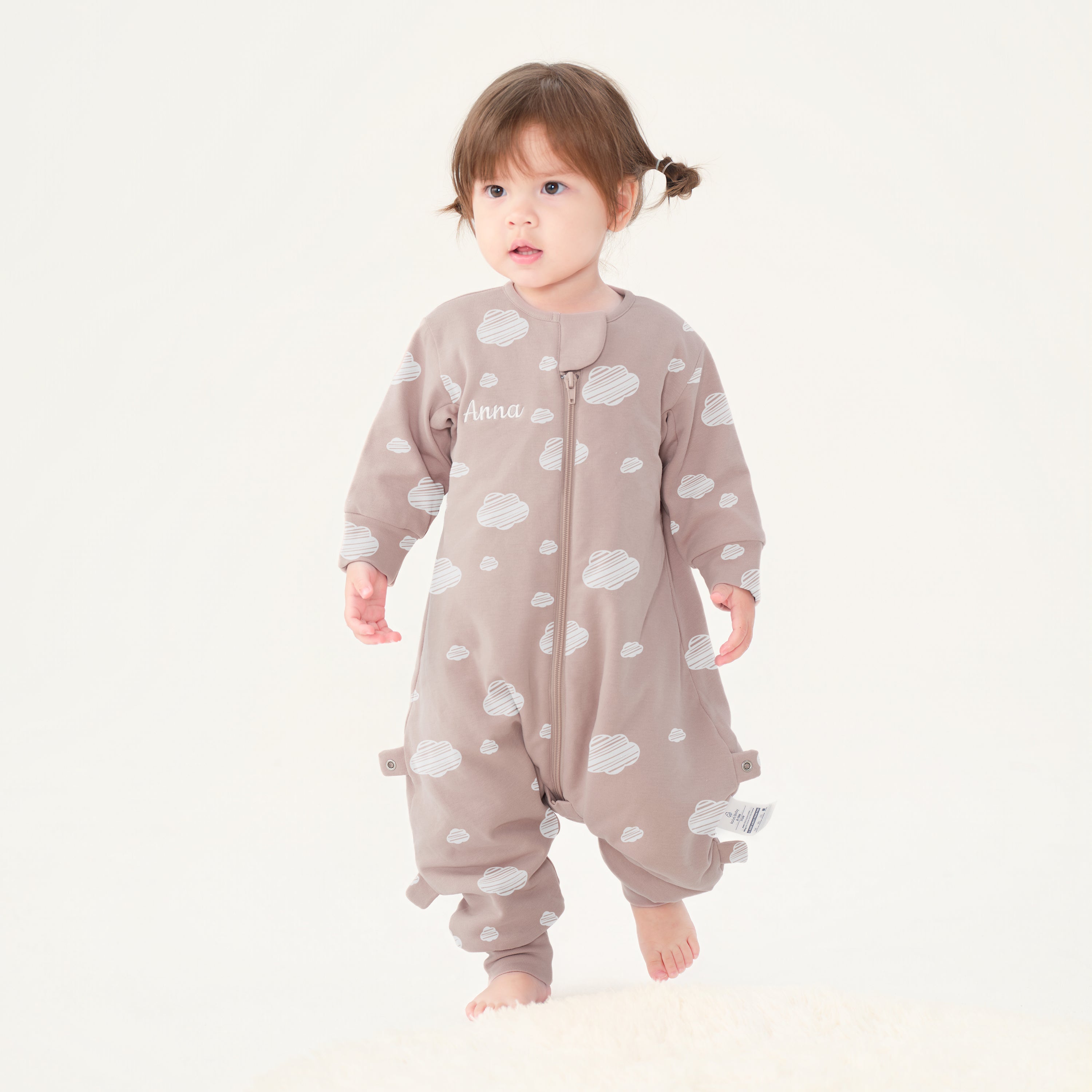 All Season Long Sleeve Sleep Sack Walker 1.0 TOG - Organic Cotton & Camel Wool Bundle- Pink