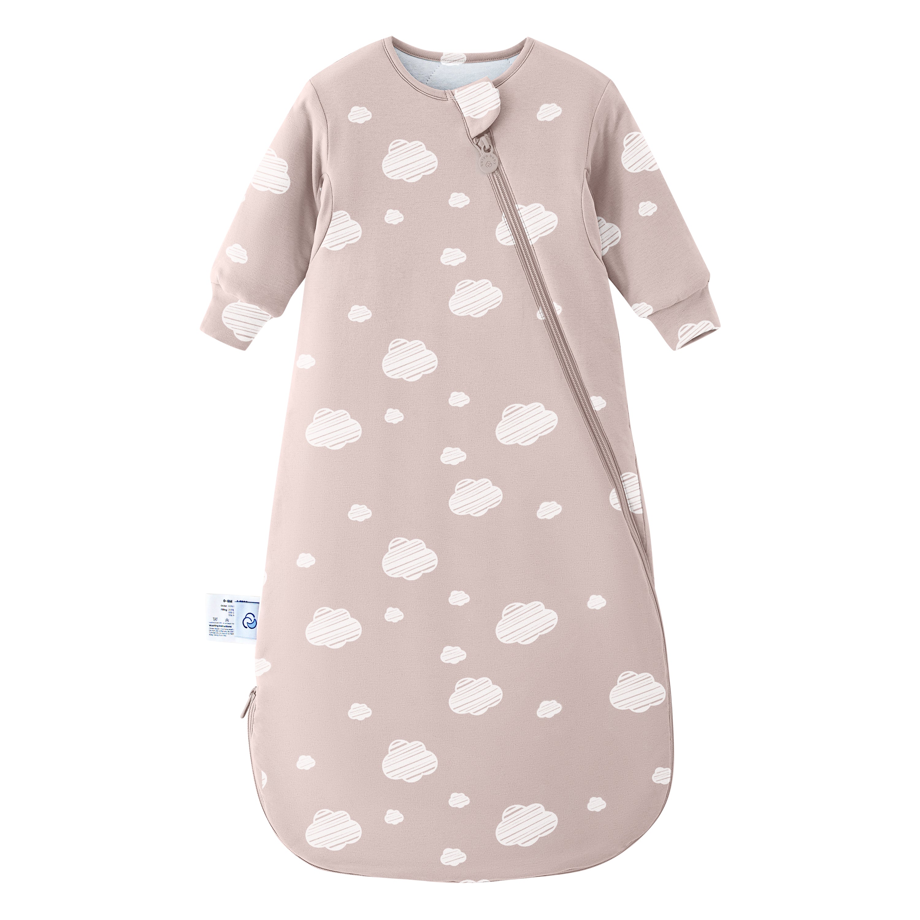 Winter Long Sleeve Sleep Sack 3.5 TOG - Organic Cotton & Camel Wool Bundle- Pink