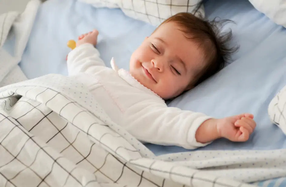 A Baby Sleeps Happily