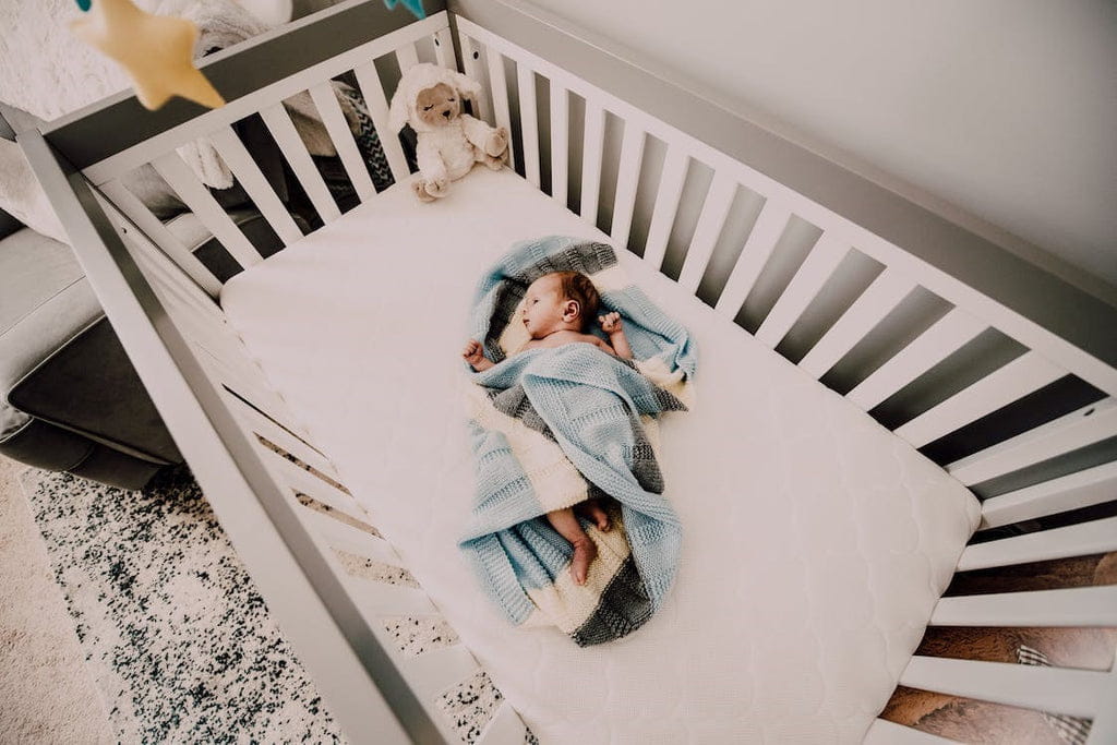 A baby troubled by sleep regression