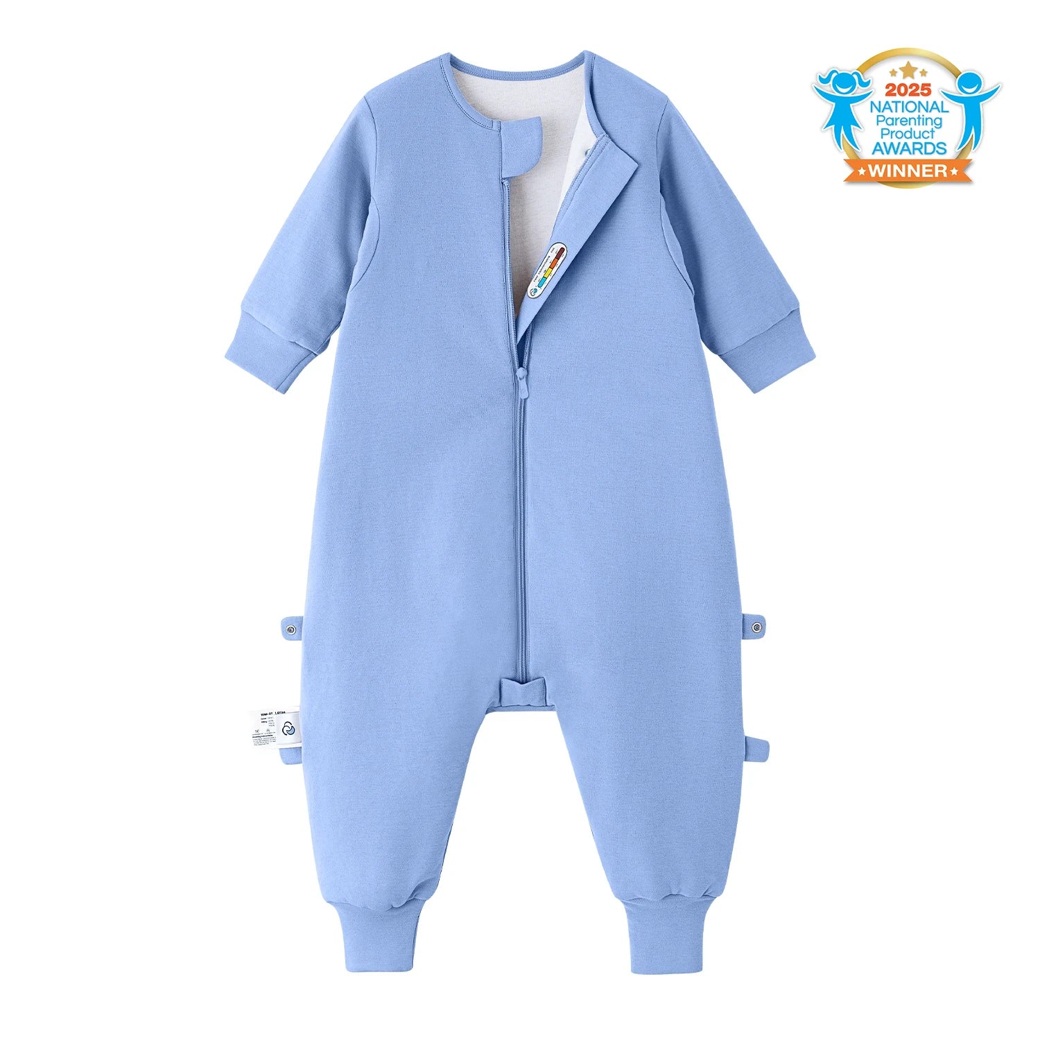 All_Season_Long_Sleeve_Sleep_Sack_Walker_1.0_TOG_-_Organic_Cotton_Camel_Wool_-_Quiet_Sky