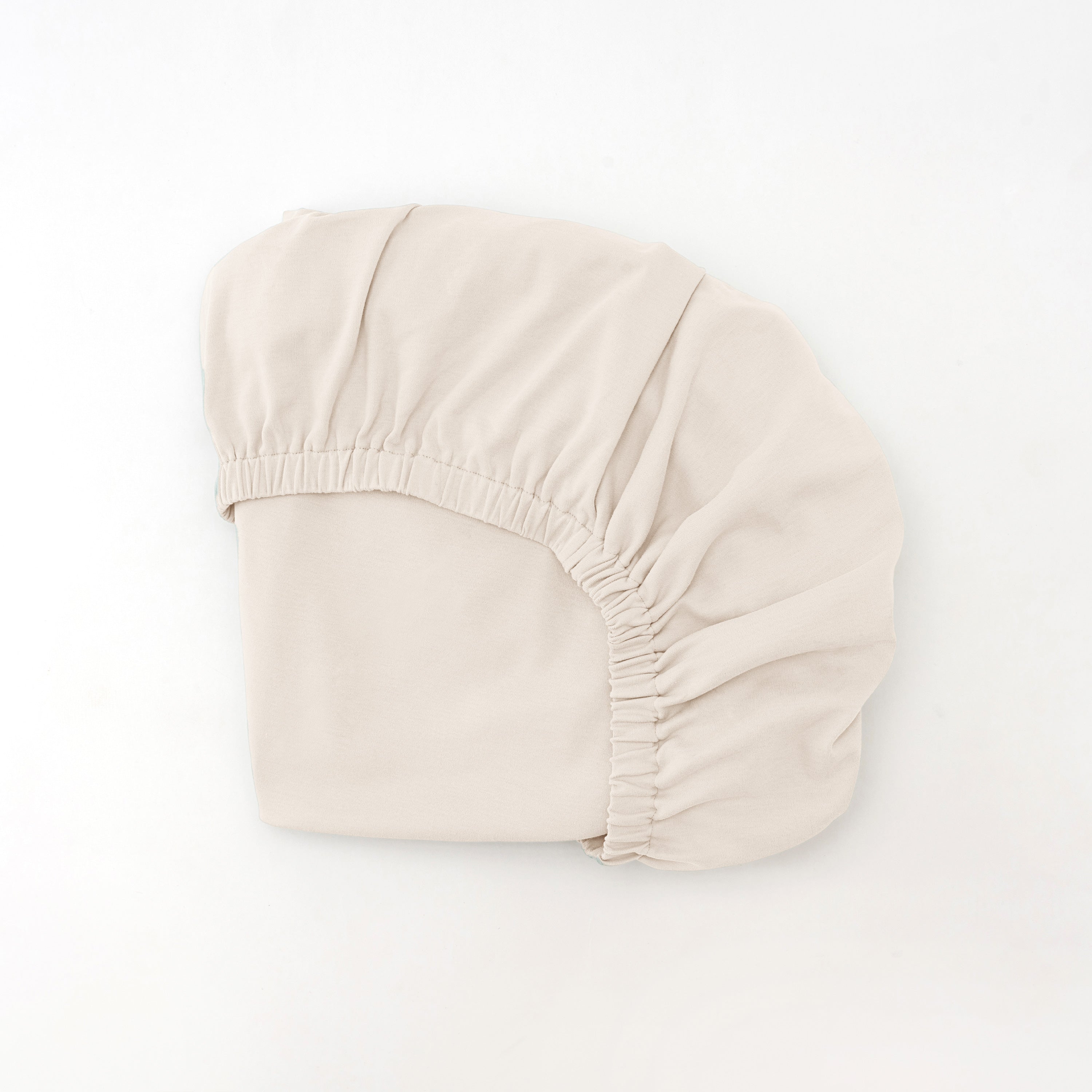 Baby Organic Cotton GentleNote Crib Sheet Misty Cream