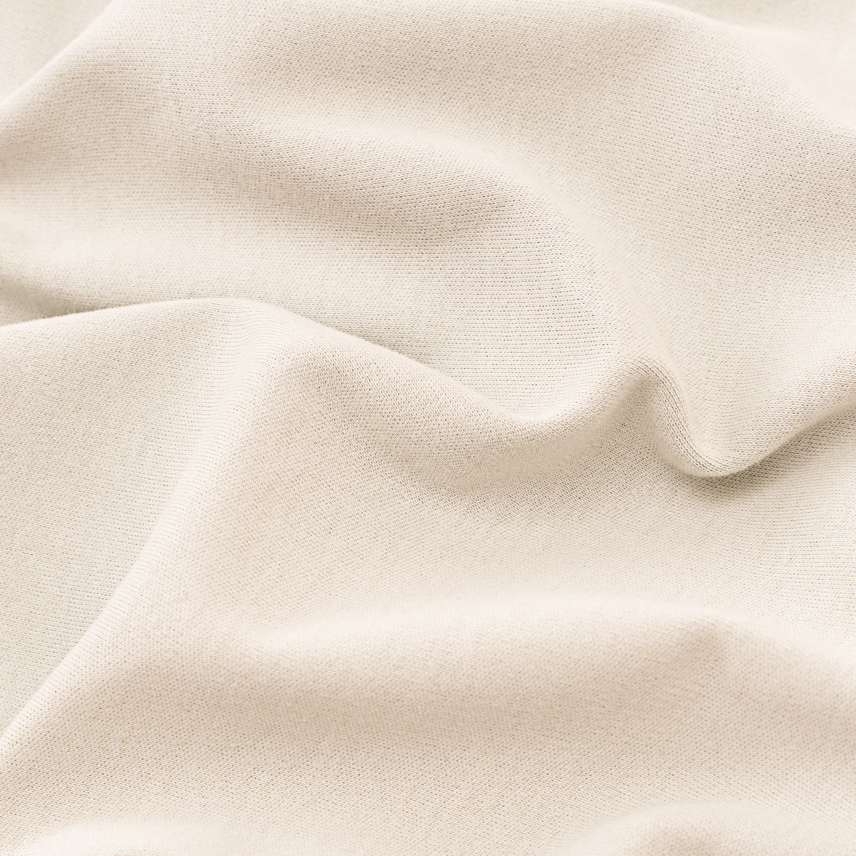 Baby Organic Cotton GentleNote Crib Sheet Misty Cream