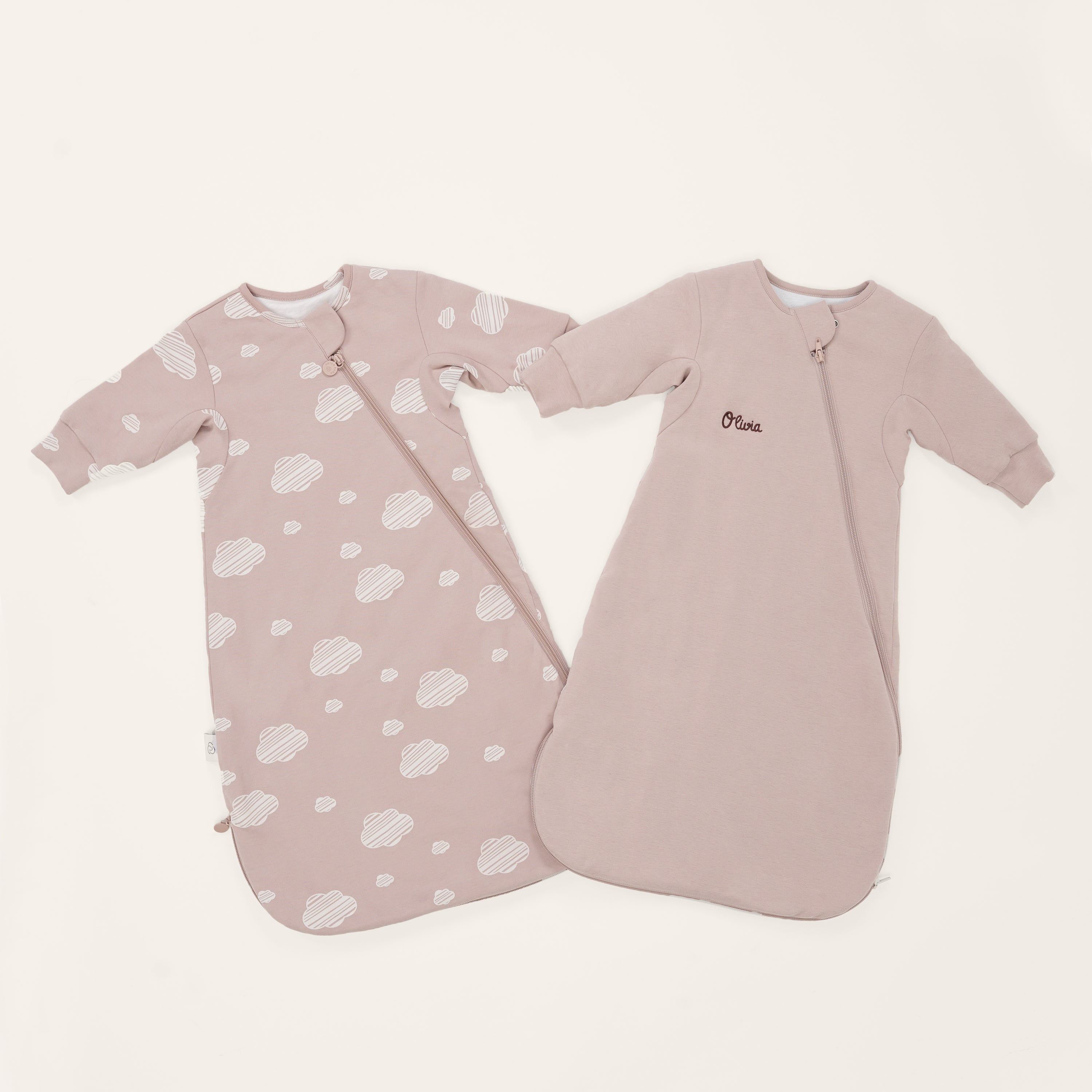 Warm Long Sleeve Sleep Sack 2.5 TOG - Organic Cotton & Camel Wool Bundle - Pink