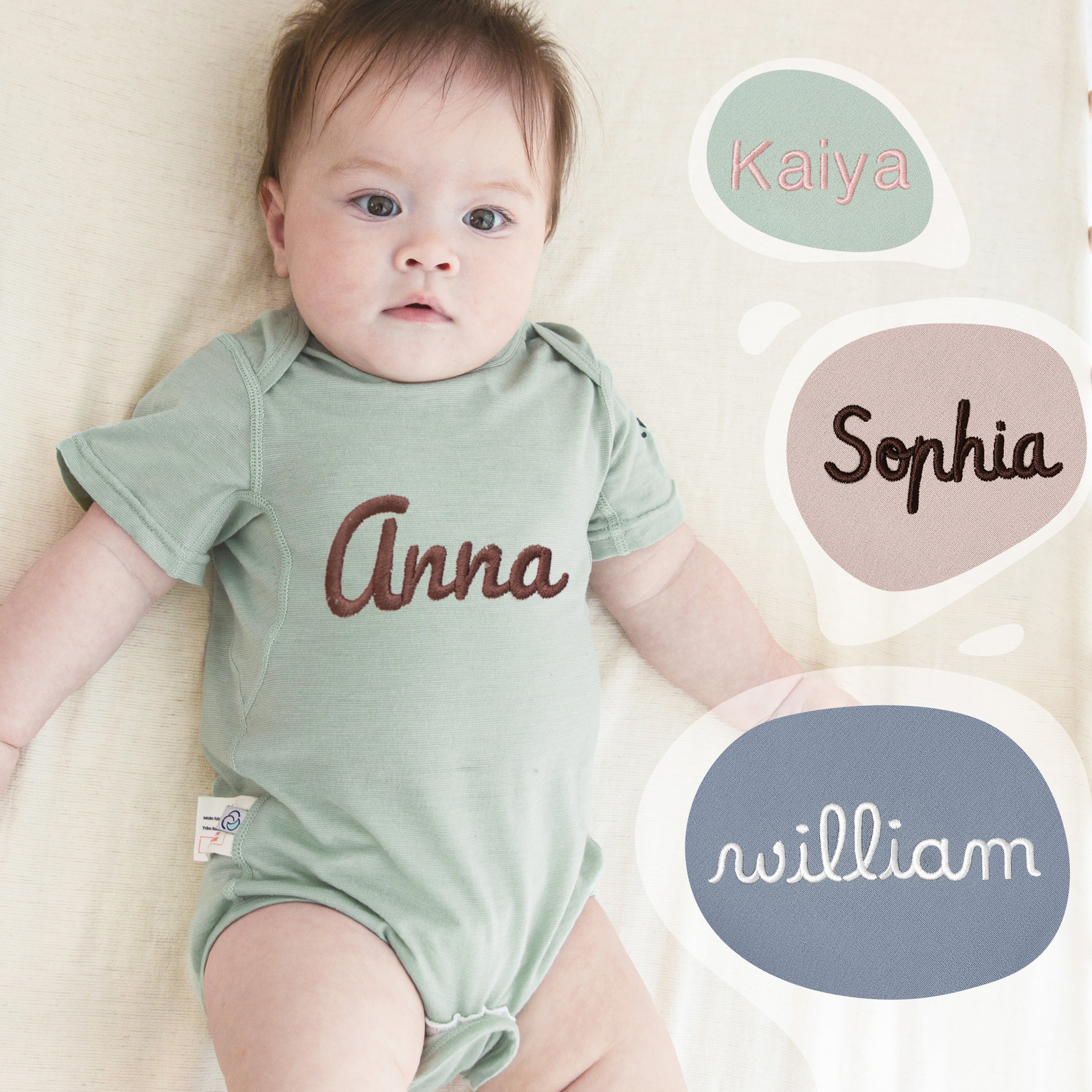 ClimaCuddle-Baby-Bodysuit-Short-Sleeve-Wool-Rayon-Bamboo-Green