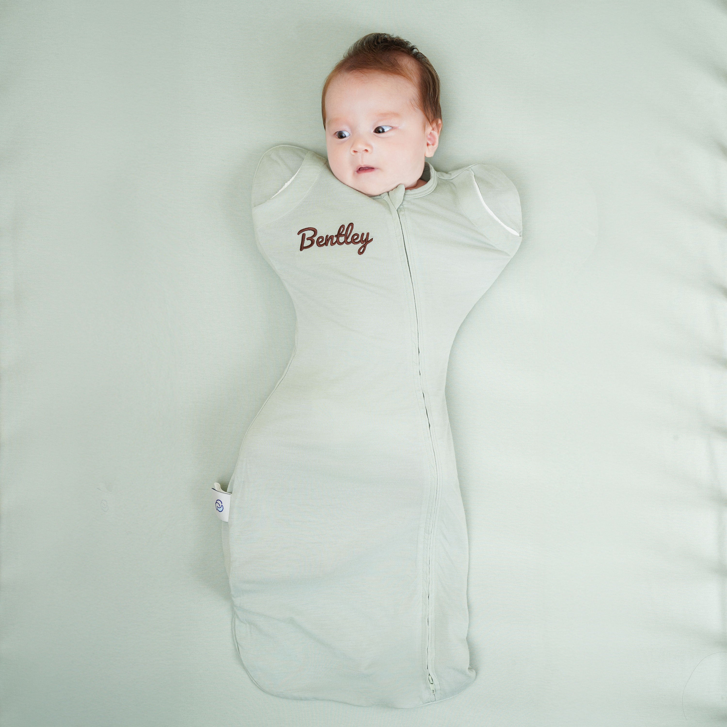 ClimaCuddle™ Swaddle 2-in-1 0.5 TOG - Merino Wool & Rayon Bamboo  - Pea Green