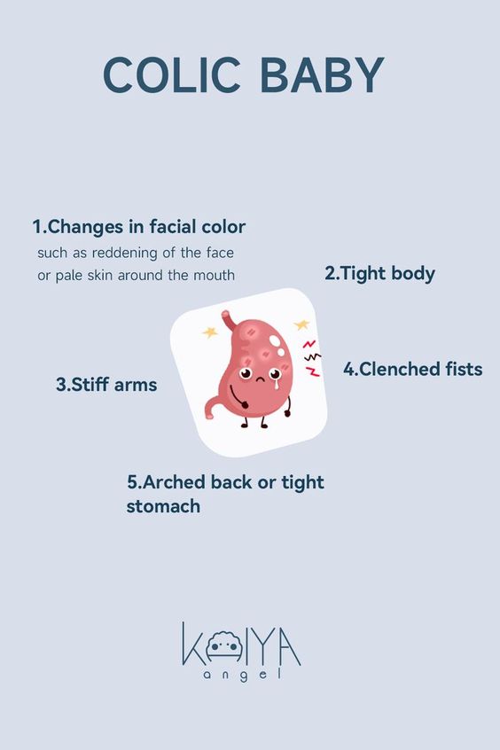 What are the signs of a colicky baby