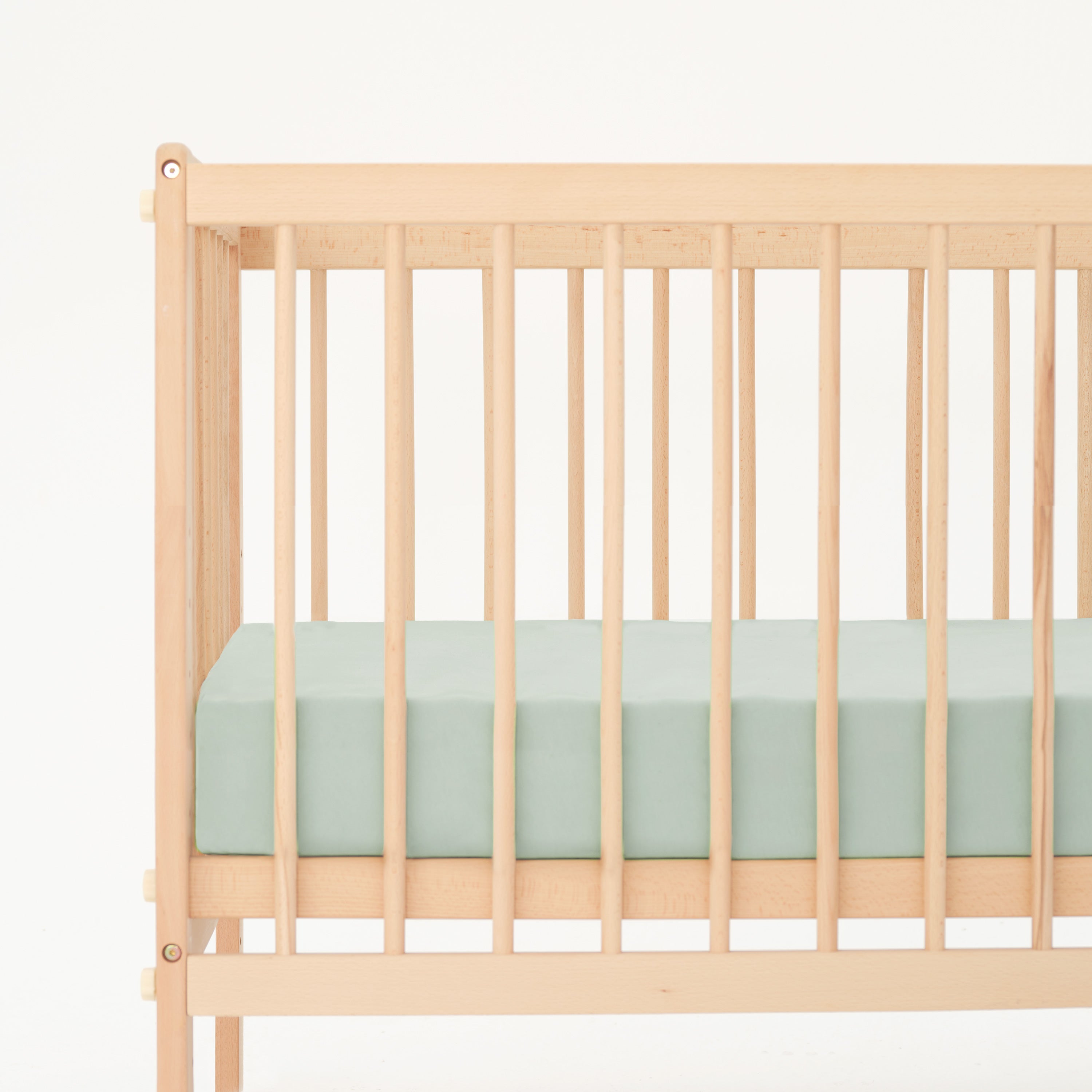 Newborn Essential Bundle - ClimaCuddle™ Swaddle 2-in-1+Romper+Camel Wool Sleep Sack+Crib Sheet  -Green Sky