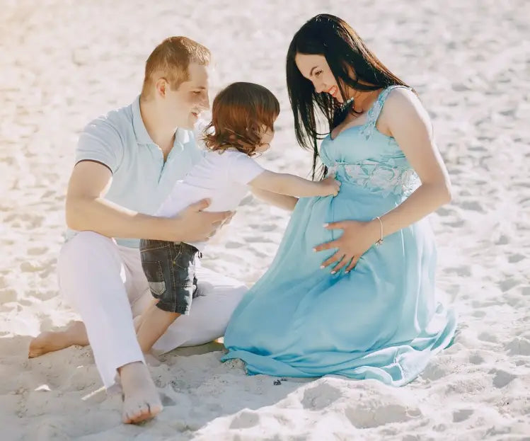 Family On A Beach