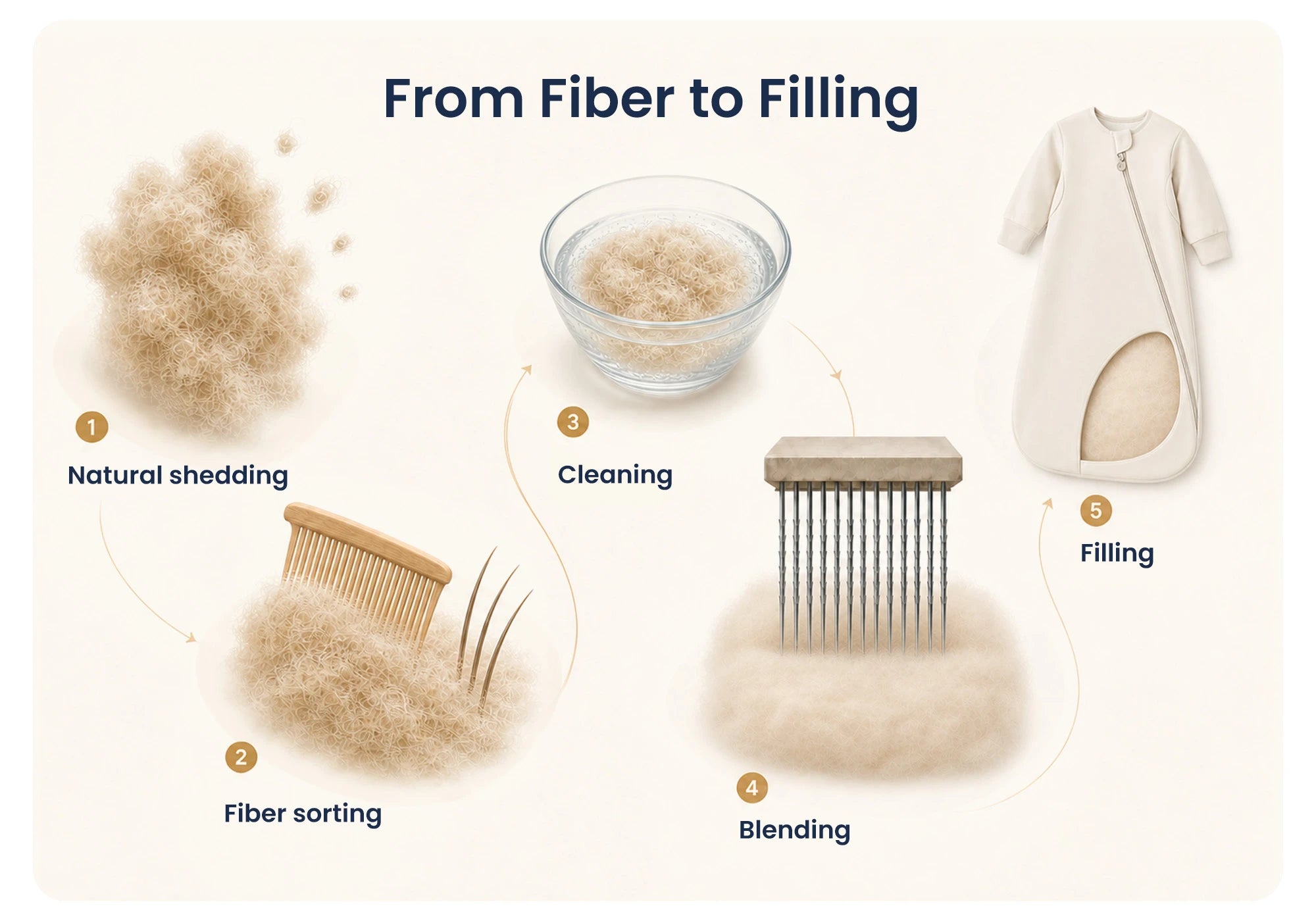 From Fiber to Filling