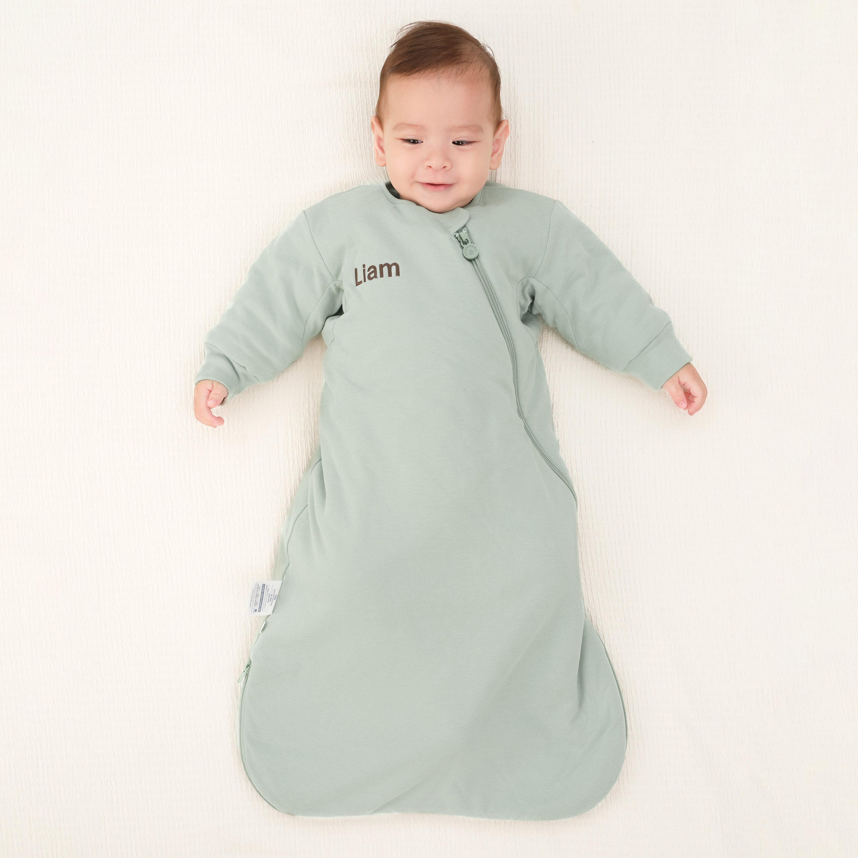 Newborn Bundle-ClimaCuddle™ Bodysuit+Romper+Camel Wool Sleep Sack+Crib Sheet -Green