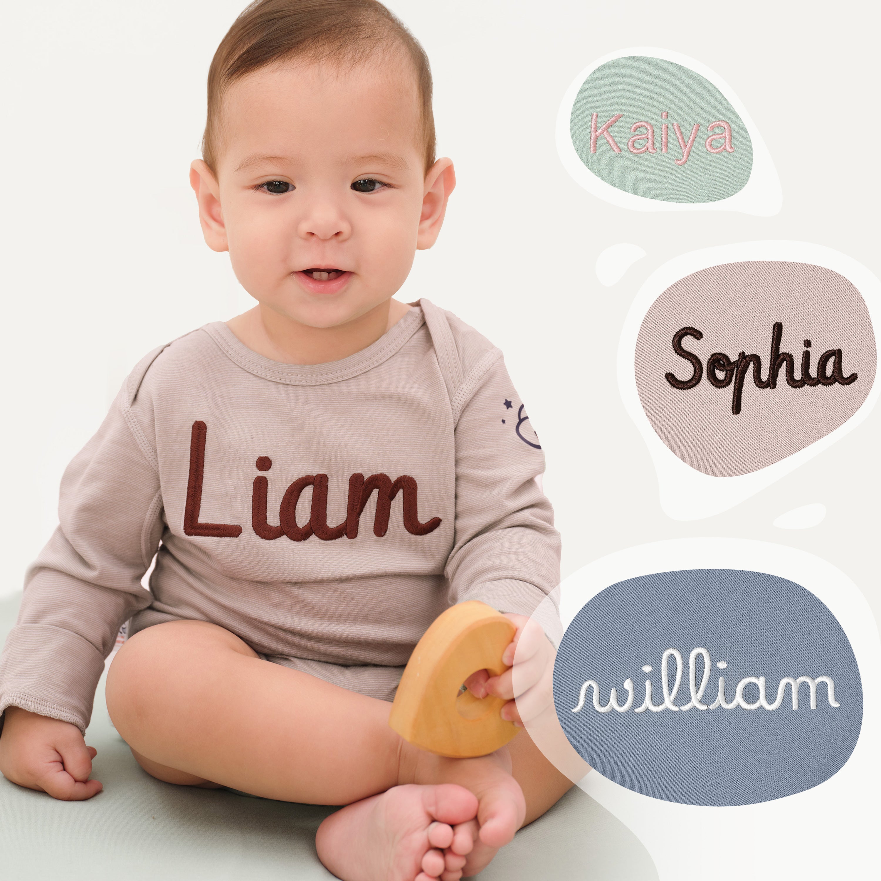 ClimaCuddle™ Baby Bodysuit Long Sleeve 3-Pack Set- Merino Wool & Rayon Bamboo