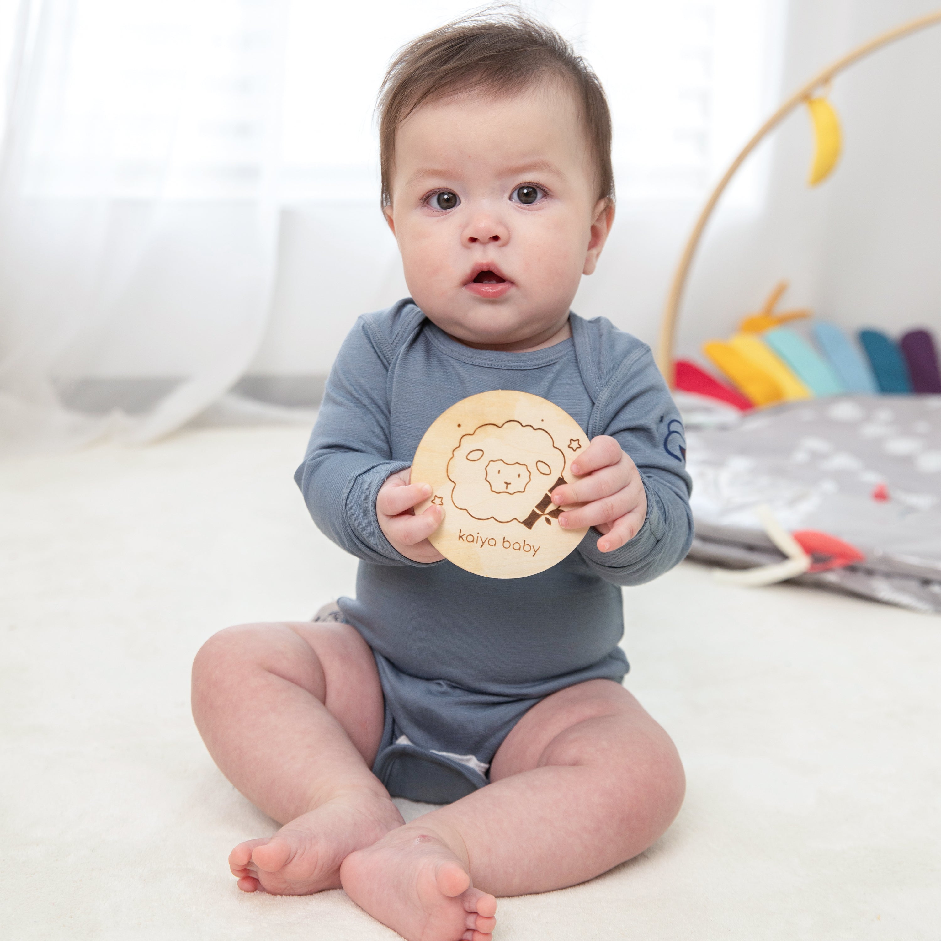 ClimaCuddle™ Baby Bodysuit Long Sleeve 3-Pack Set- Merino Wool & Rayon Bamboo