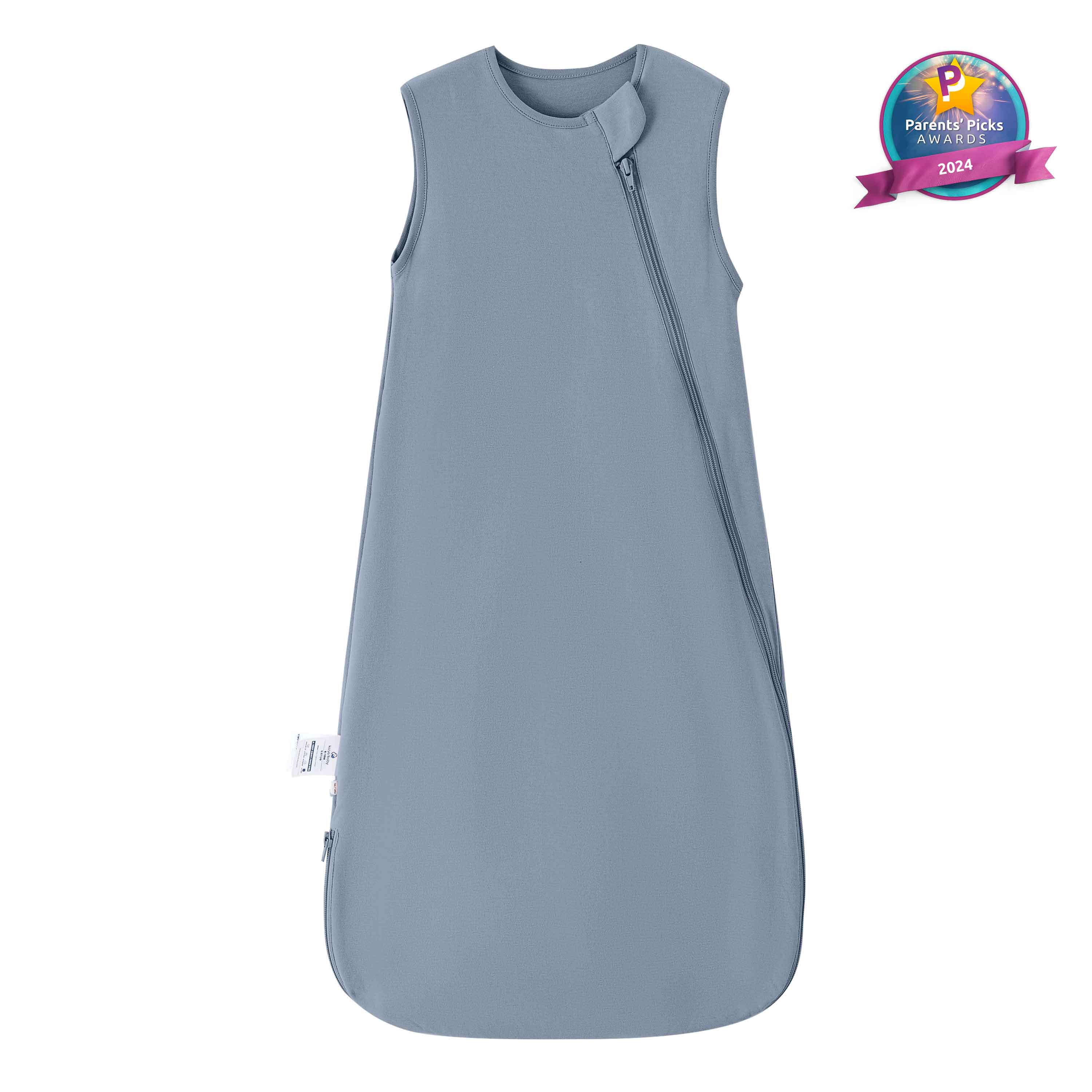 Sleeveless Sleep Sack 0.5 TOG - Organic Cotton - Flint Stone-9