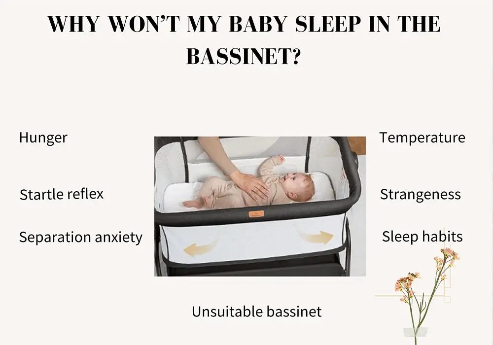 Why won’t my baby sleep in the bassinet?