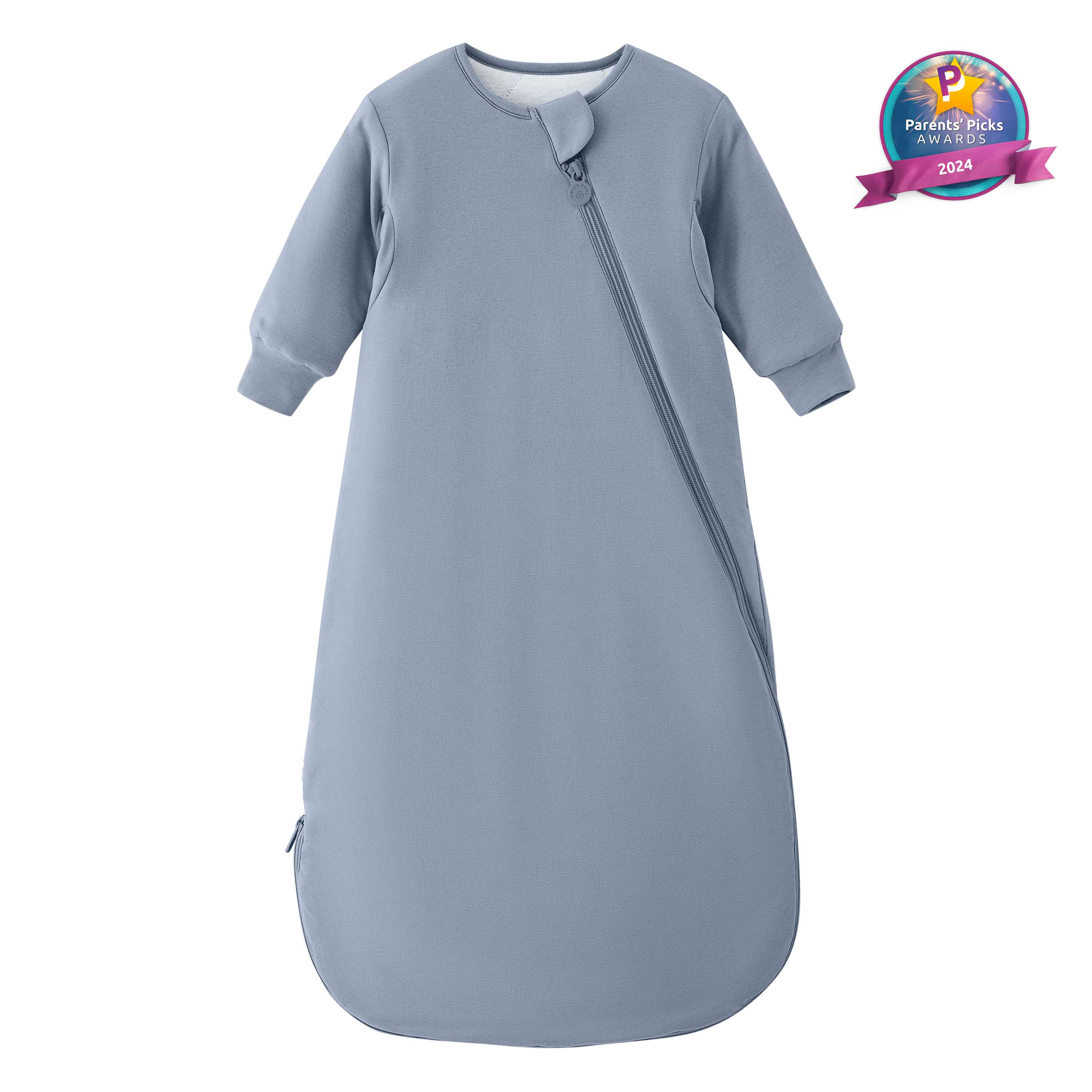 Winter Long Sleeve Sleep Sack 3.5 TOG - Organic Cotton & Camel Wool - Flint Stone