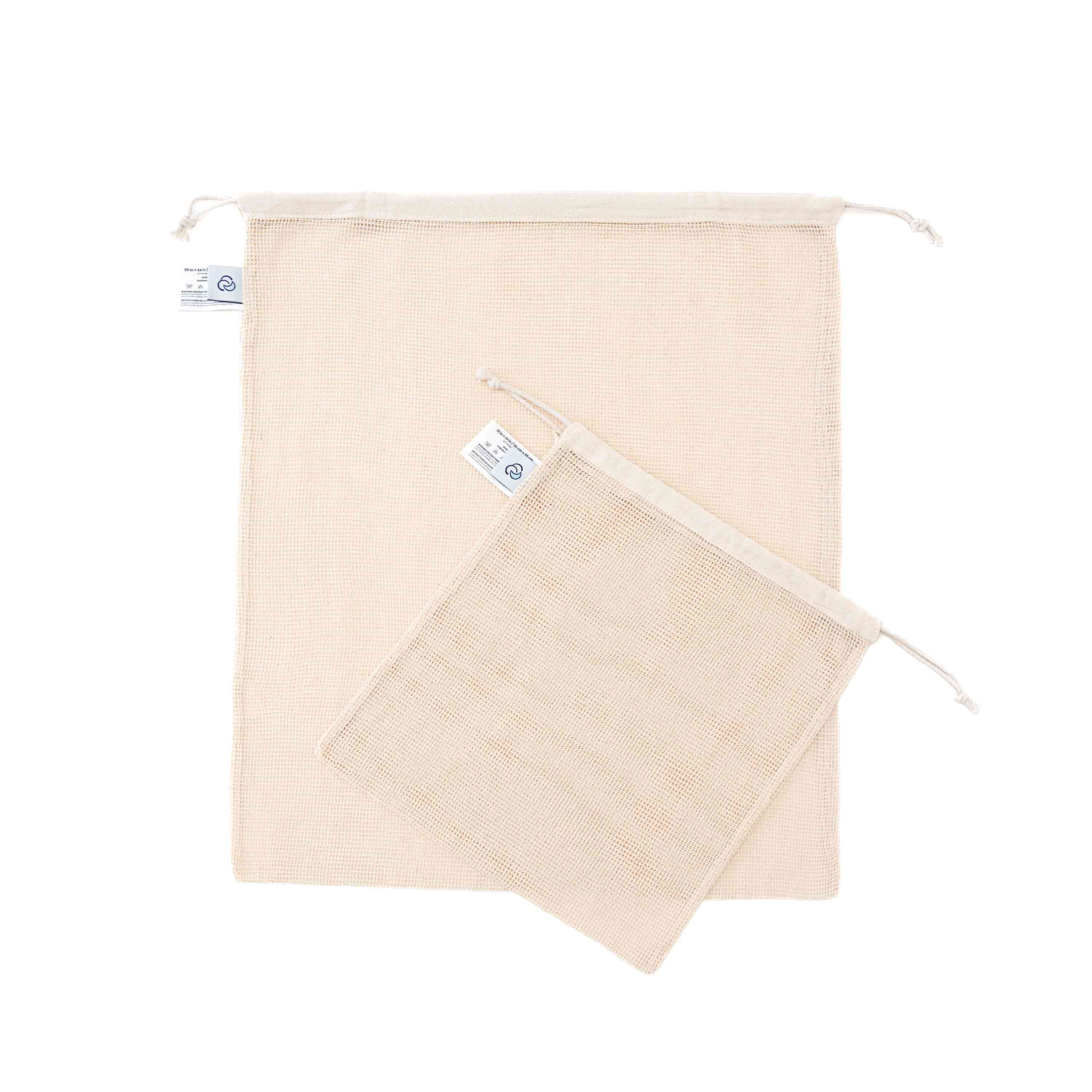 Kaiya Baby Cotton Mesh Laundry Bag -S+L