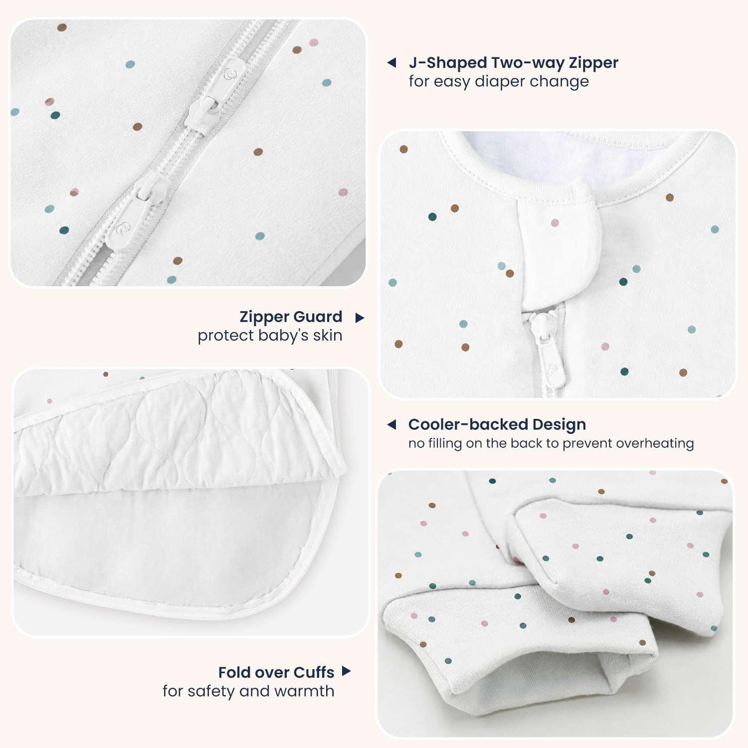 all-season-long-sleeve-sleep-sack-1-0-tog-organic-cotton-camel-wool-spark-dots-design