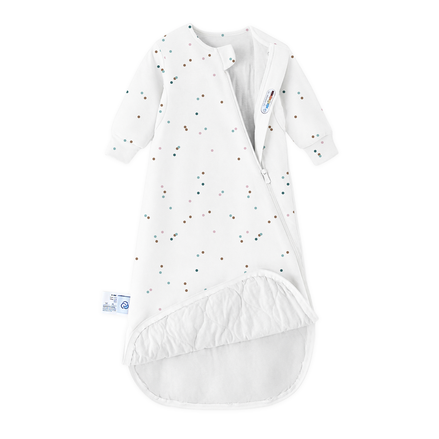 all-season-long-sleeve-sleep-sack-1-0-tog-organic-cotton-camel-wool-spark-dots