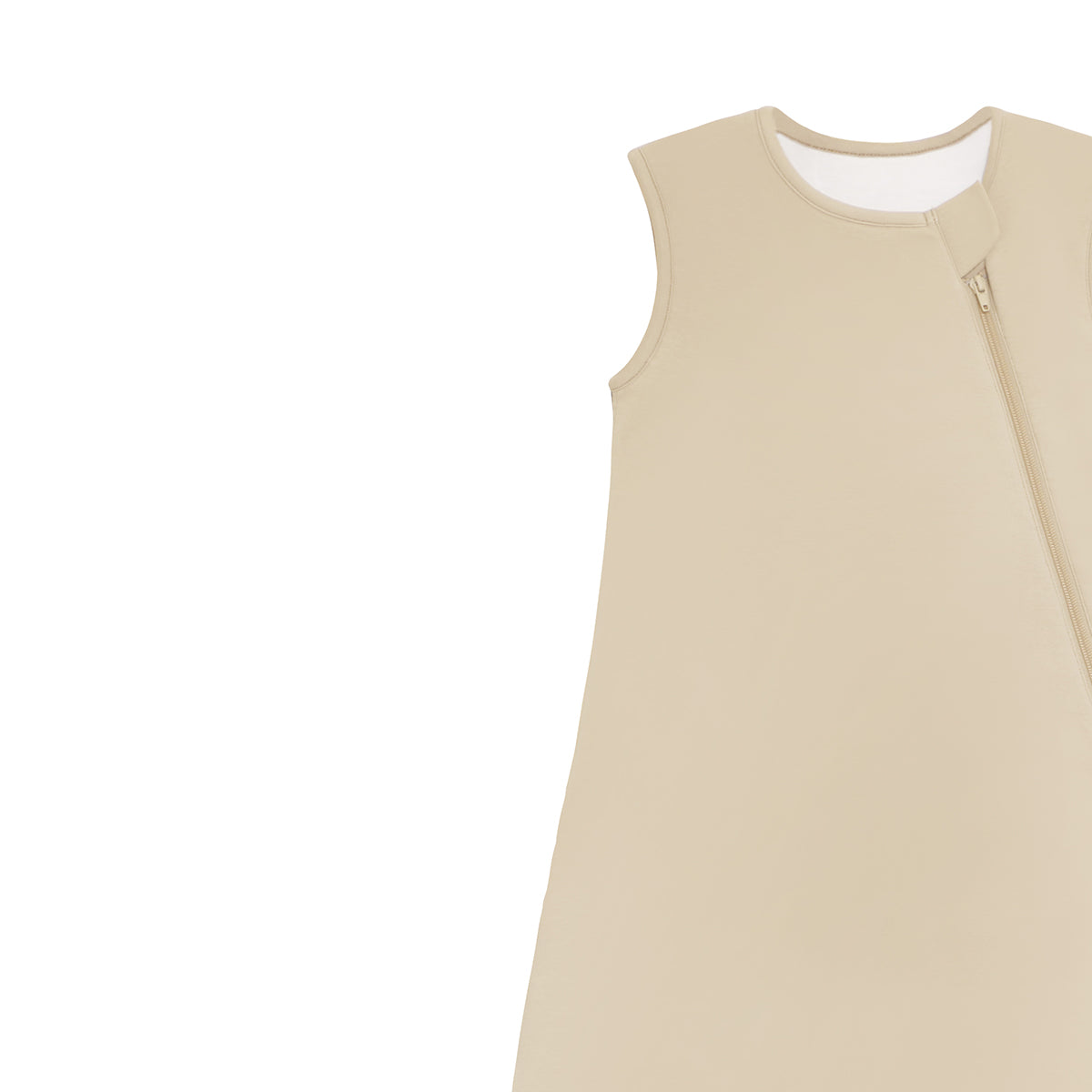 Organic Cotton & Camel Wool Sleeveless Sleep Sack 1.0 TOG - Beige