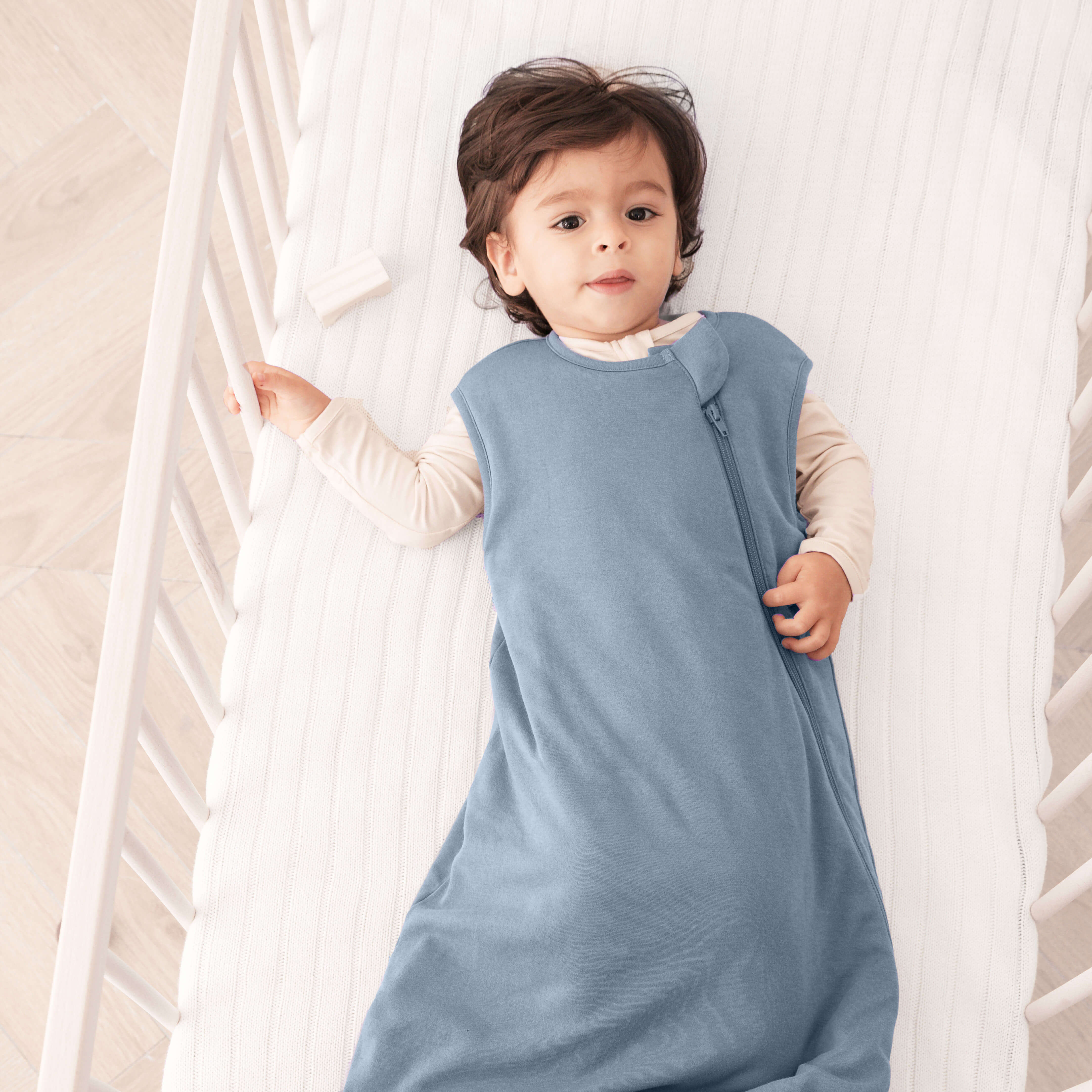 Camel Wool Sleeveless Sleep Sack 1.0 TOG - Flint Stone