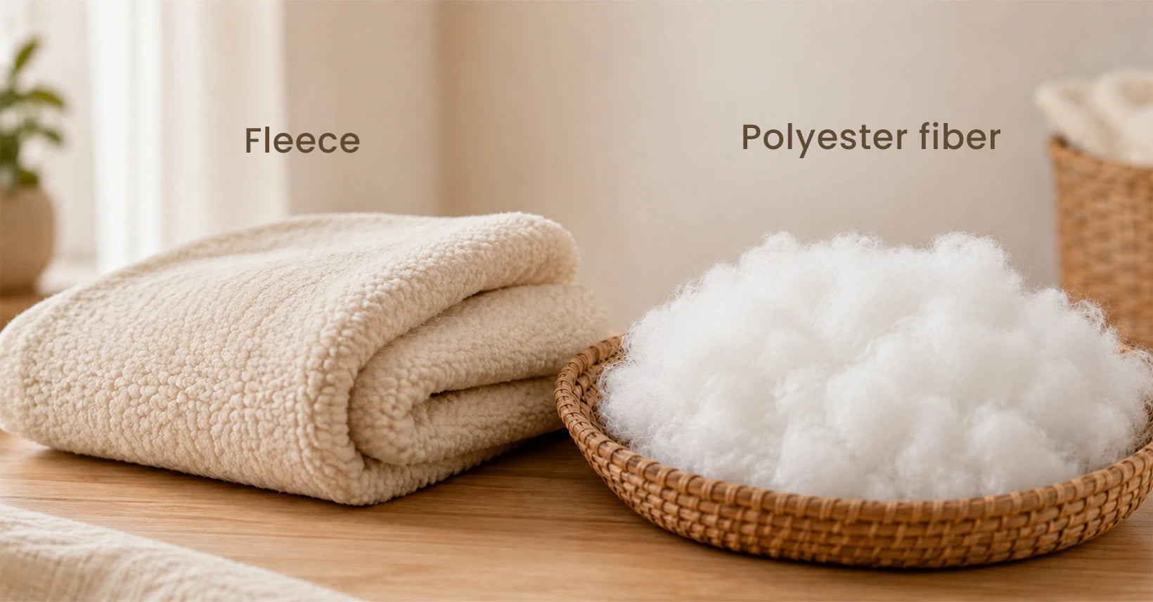 fleece and polyester for baby sleep sack