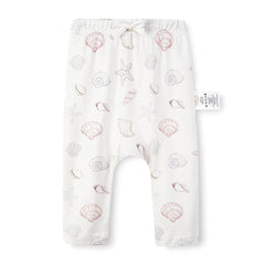 Organic Cotton Drawstring Comfy Jogger Lightning Pants - Shell