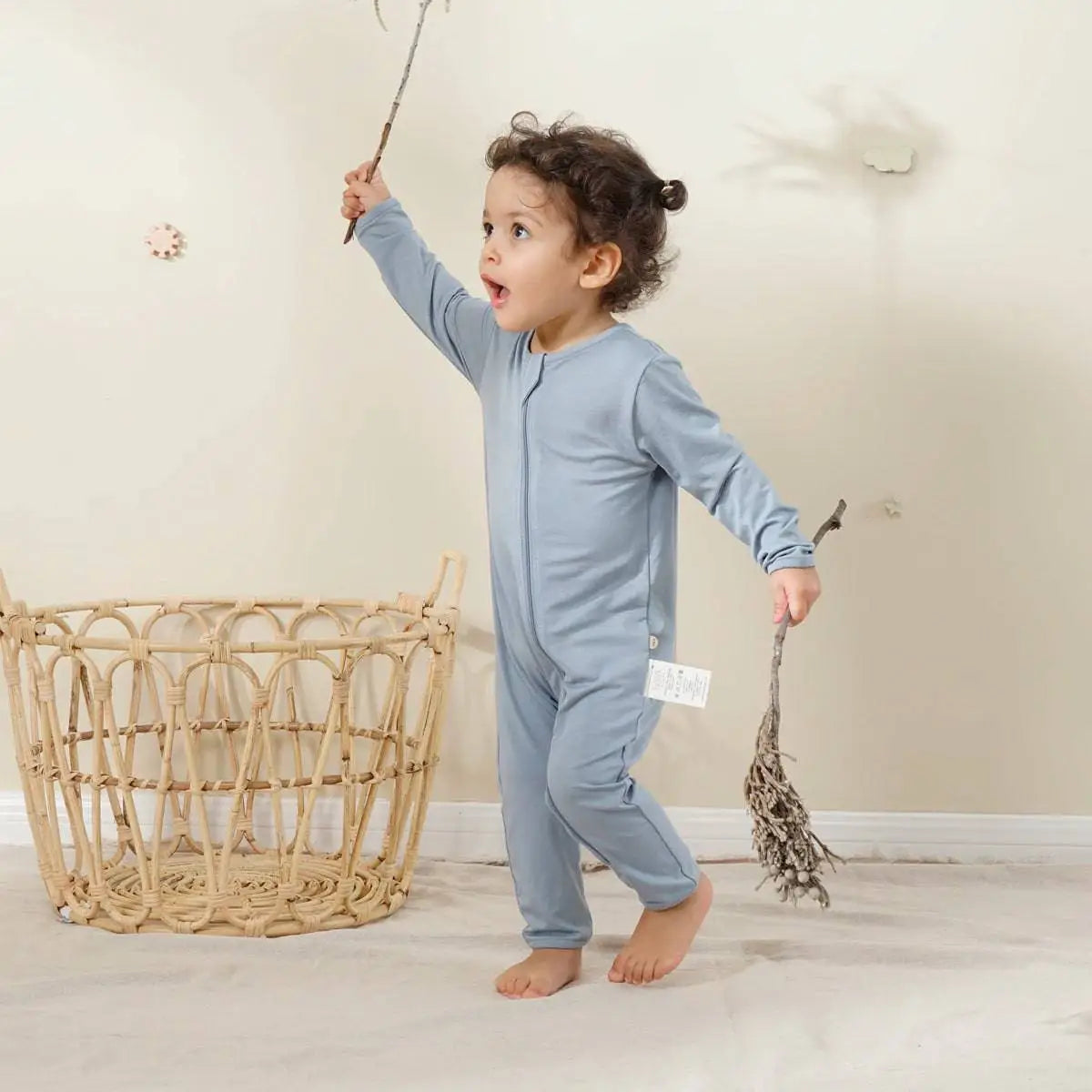 Zipper Baby Romper One Piece