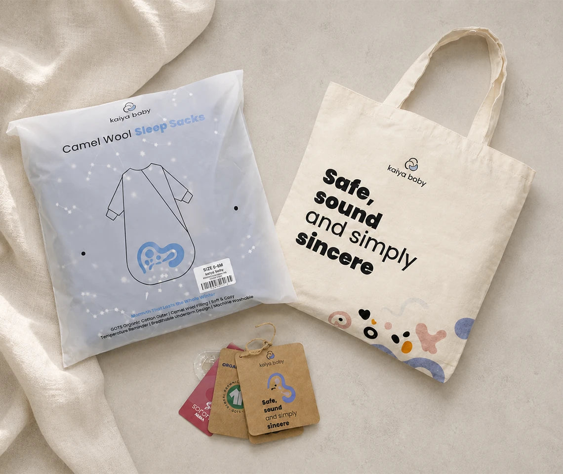environmental-friendly package of Kaiya Baby sleep sack
