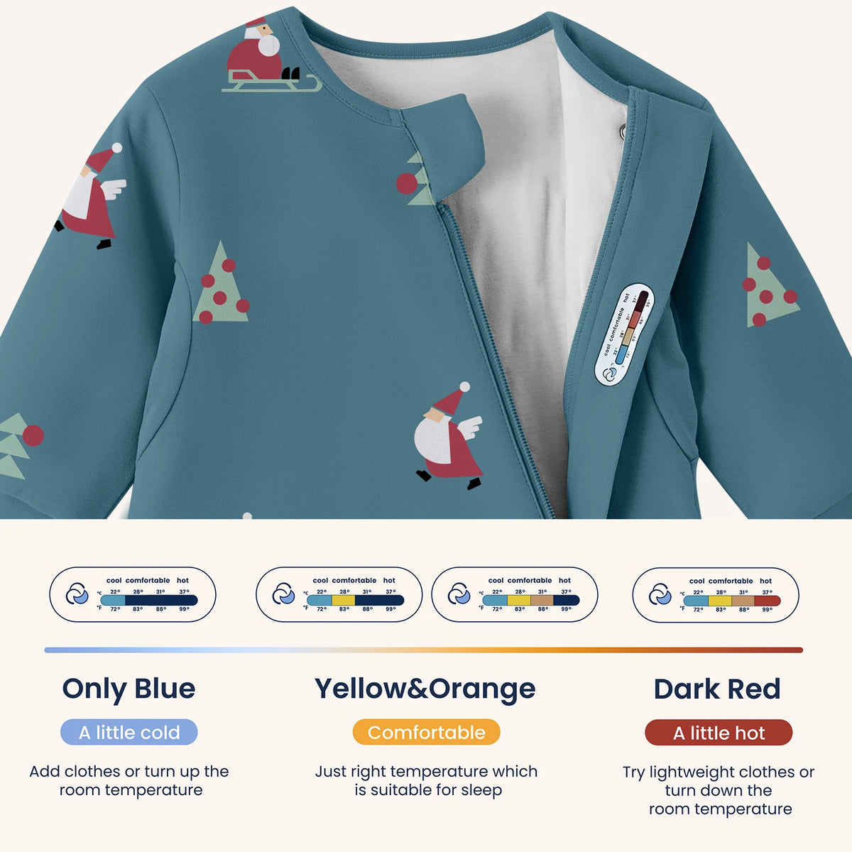  long-sleeve-sleep-sack-1-0-tog-organic-cotton-camel-wool-skiing-santa-temperature sticker