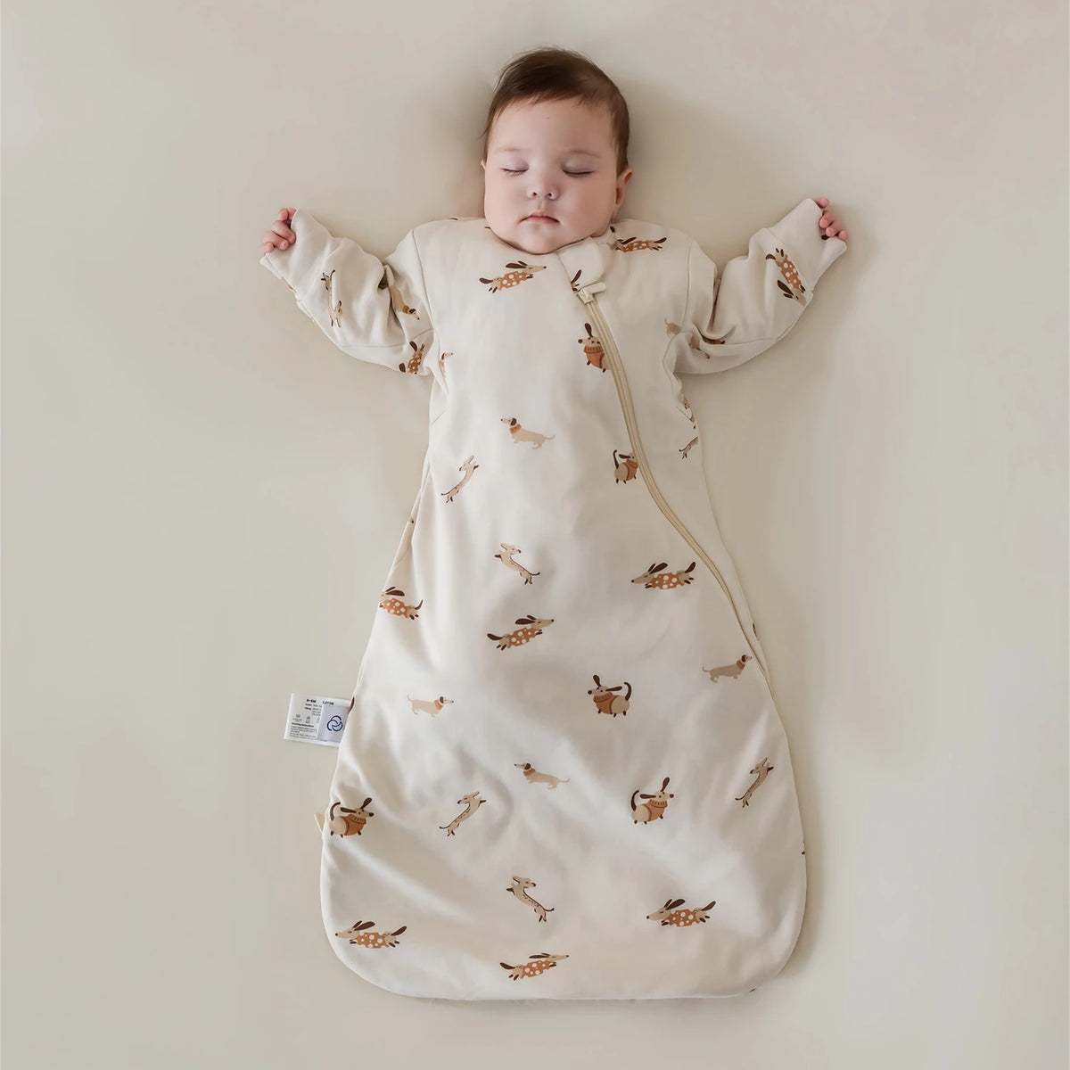 long-sleeve-sleep-sack-2-5-tog-organic-cotton-camel-wool-sunny-pup