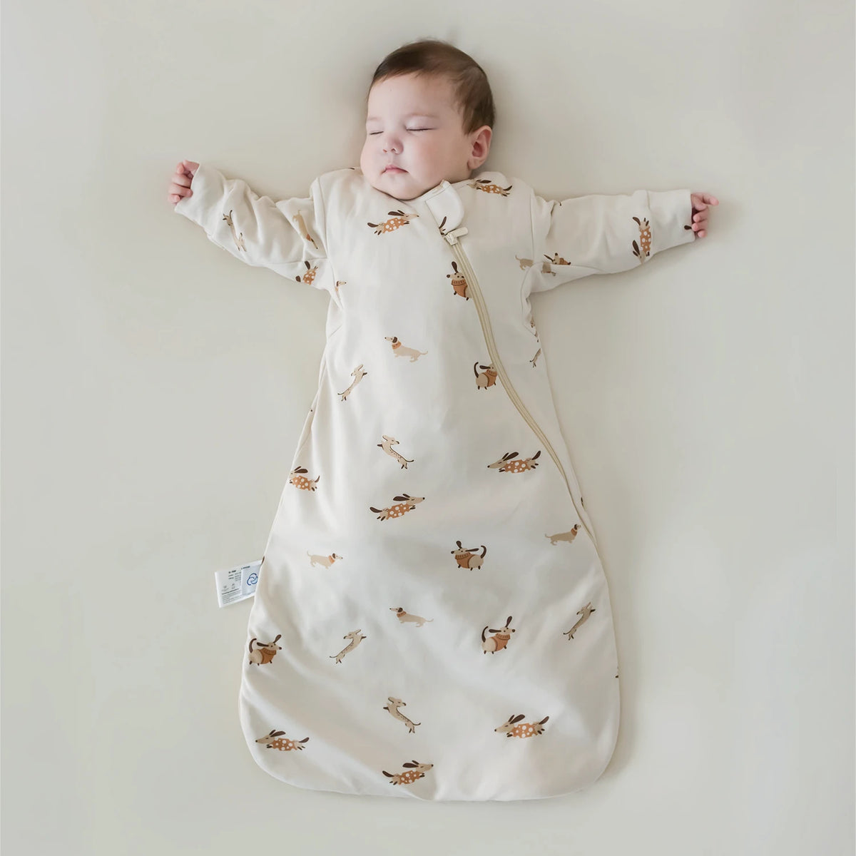 long-sleeve-sleep-sack-2-5-tog-organic-cotton-camel-wool-sunny-pup