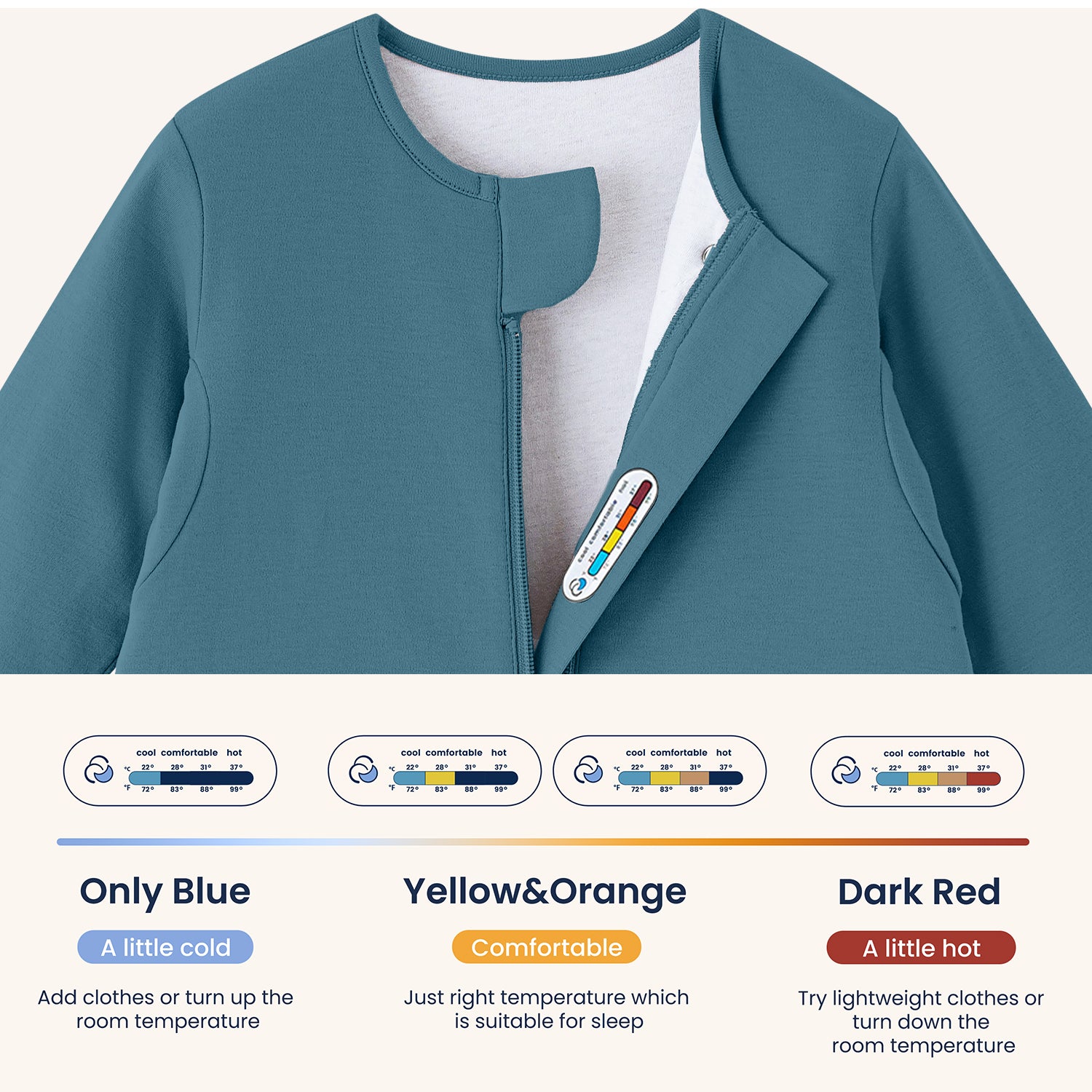 long-sleeve-sleep-sack-walker-1-0-tog-organic-cotton-camel-wool-forest-green-temperature-sticker