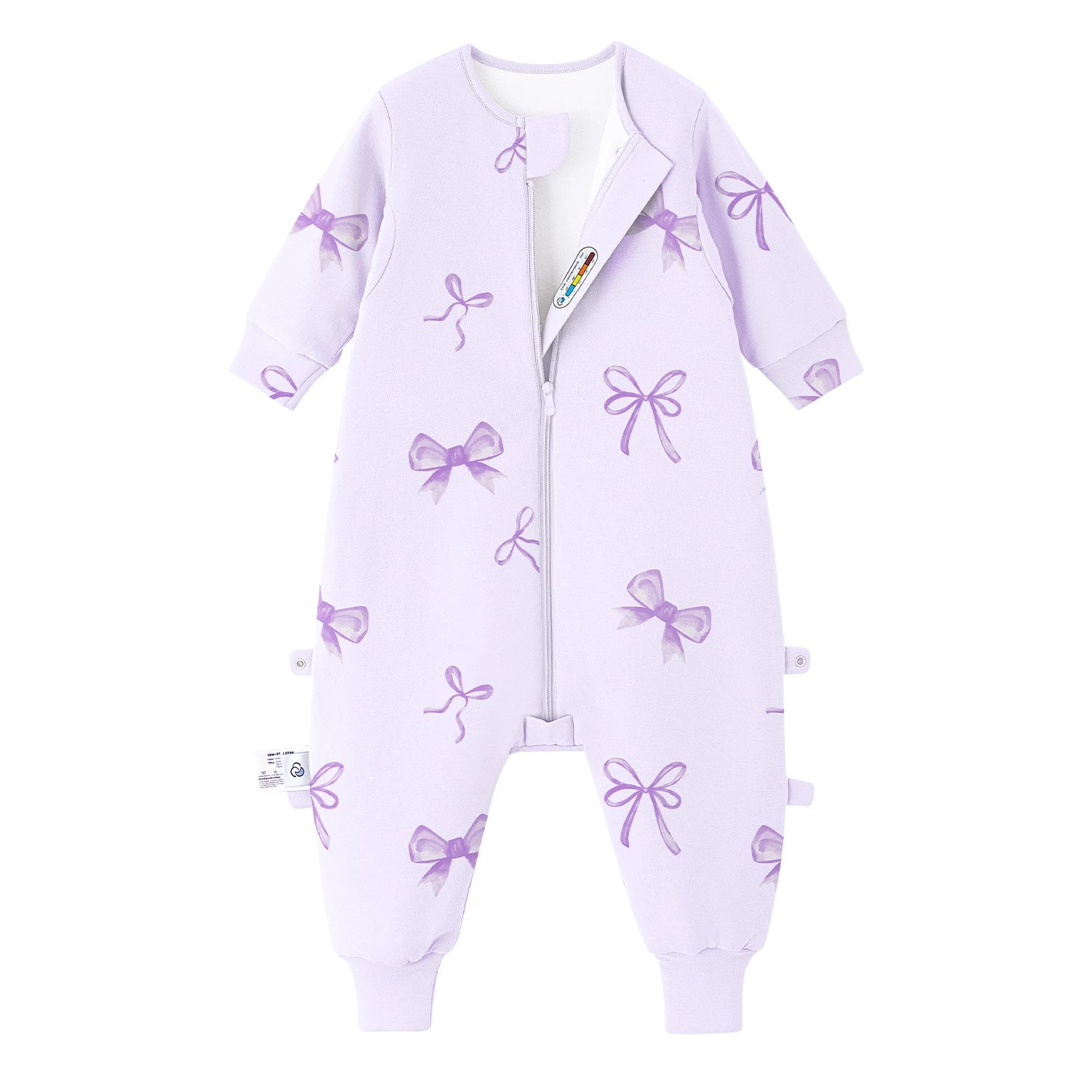 long-sleeve-sleep-sack-walker-1-0-tog-organic-cotton-camel-wool-lavender-bow