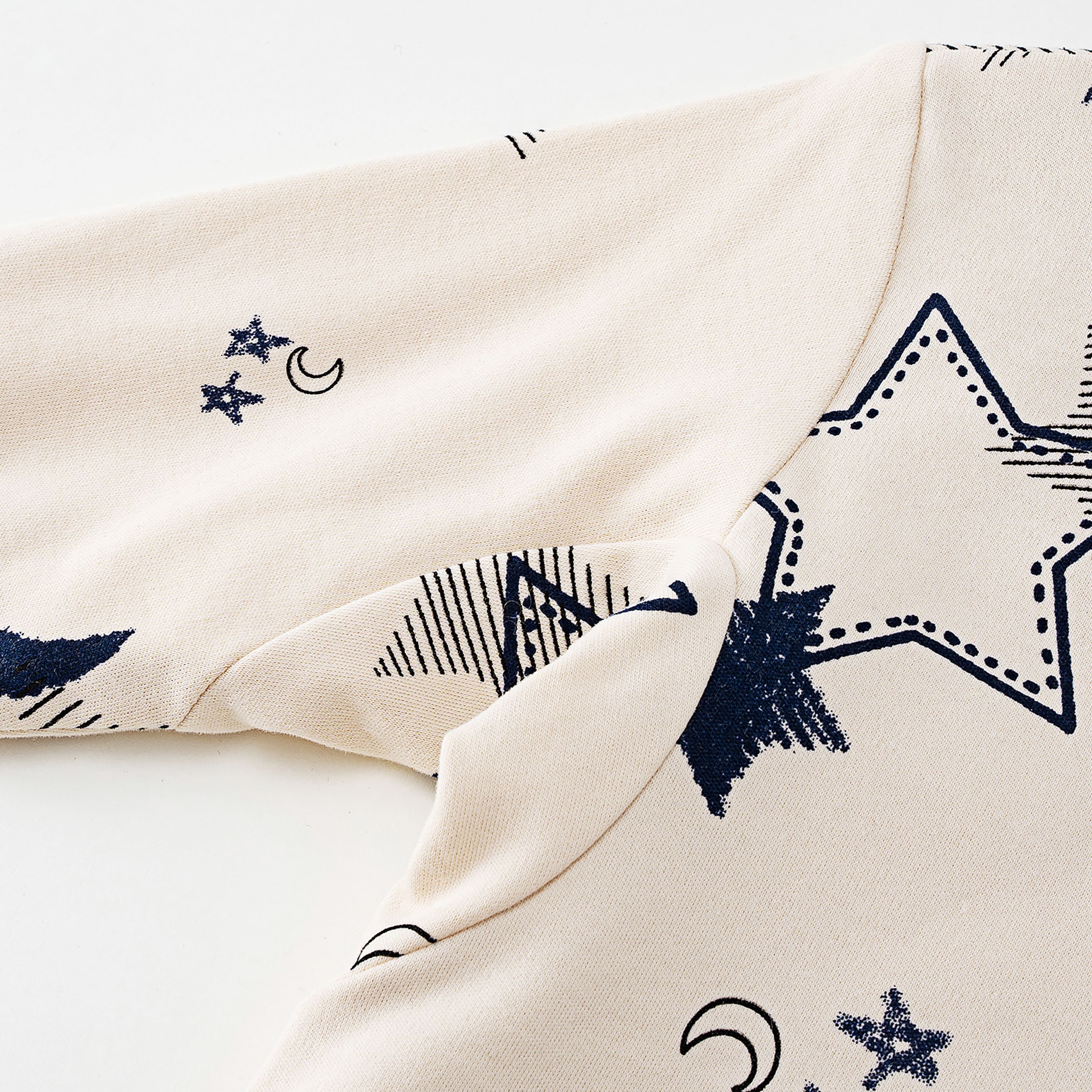 Organic Cotton & Camel Wool Long Sleeve Sleep Sack 2.5 TOG - Moonlit