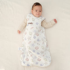 All Season Sleeveless Sleep Sack 1.0 TOG - Organic Cotton & Camel Wool - Shell