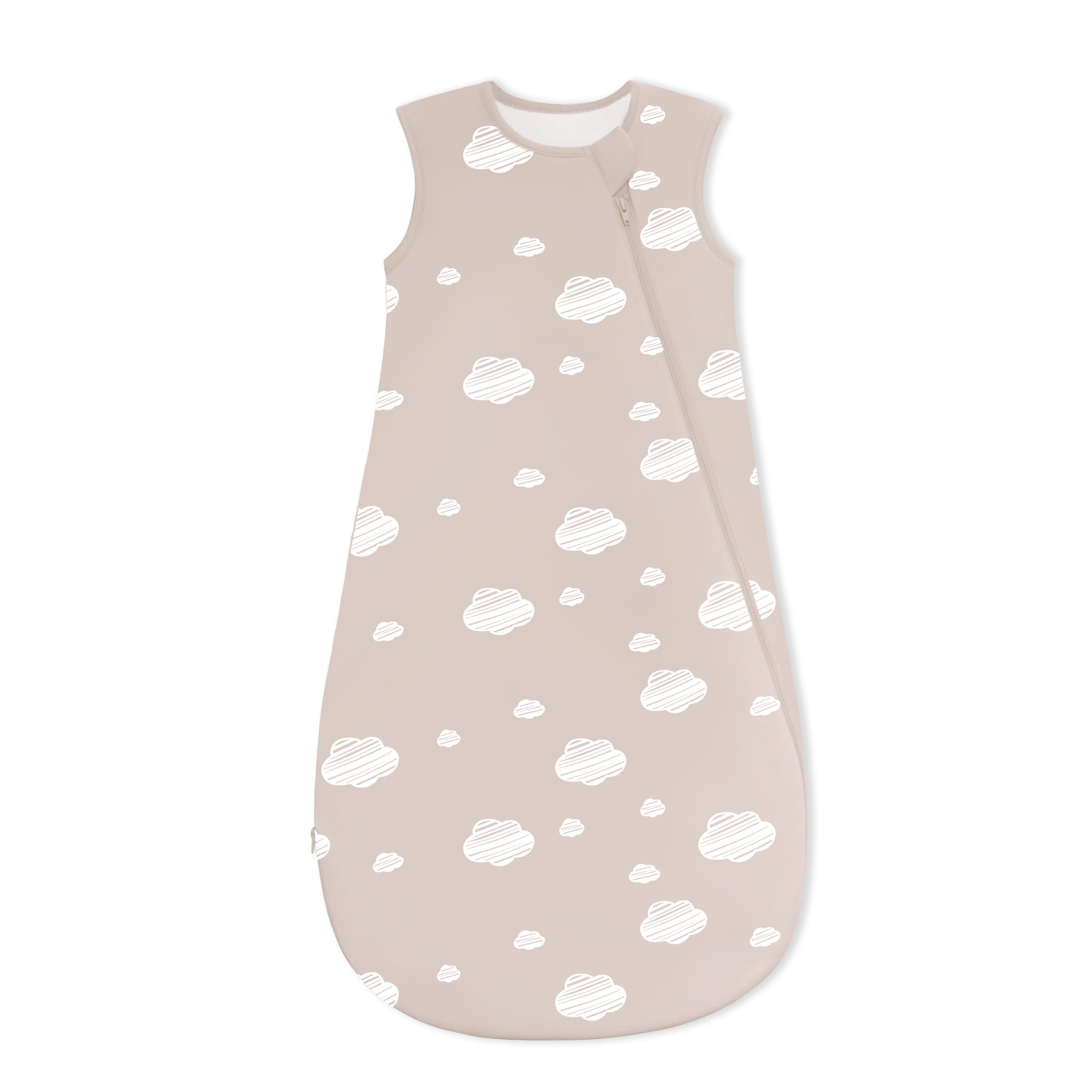 Organic Cotton & Camel Wool Sleeveless Sleep Sack 1.0 TOG - Pink Sky