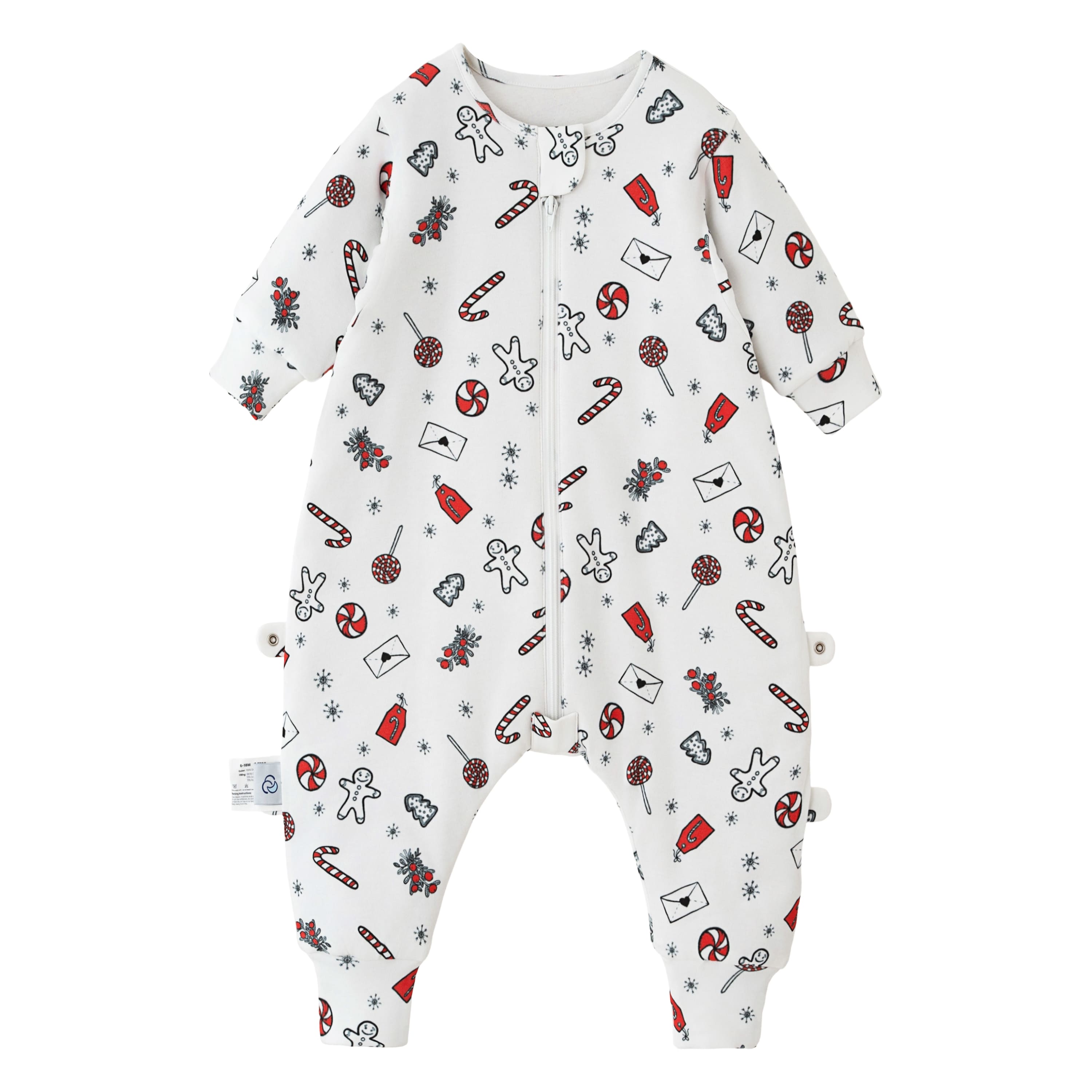 Organic Cotton & Camel Wool Warm Long Sleeve Sleep Sack Walker 2.5 TOG - Sweet Holiday