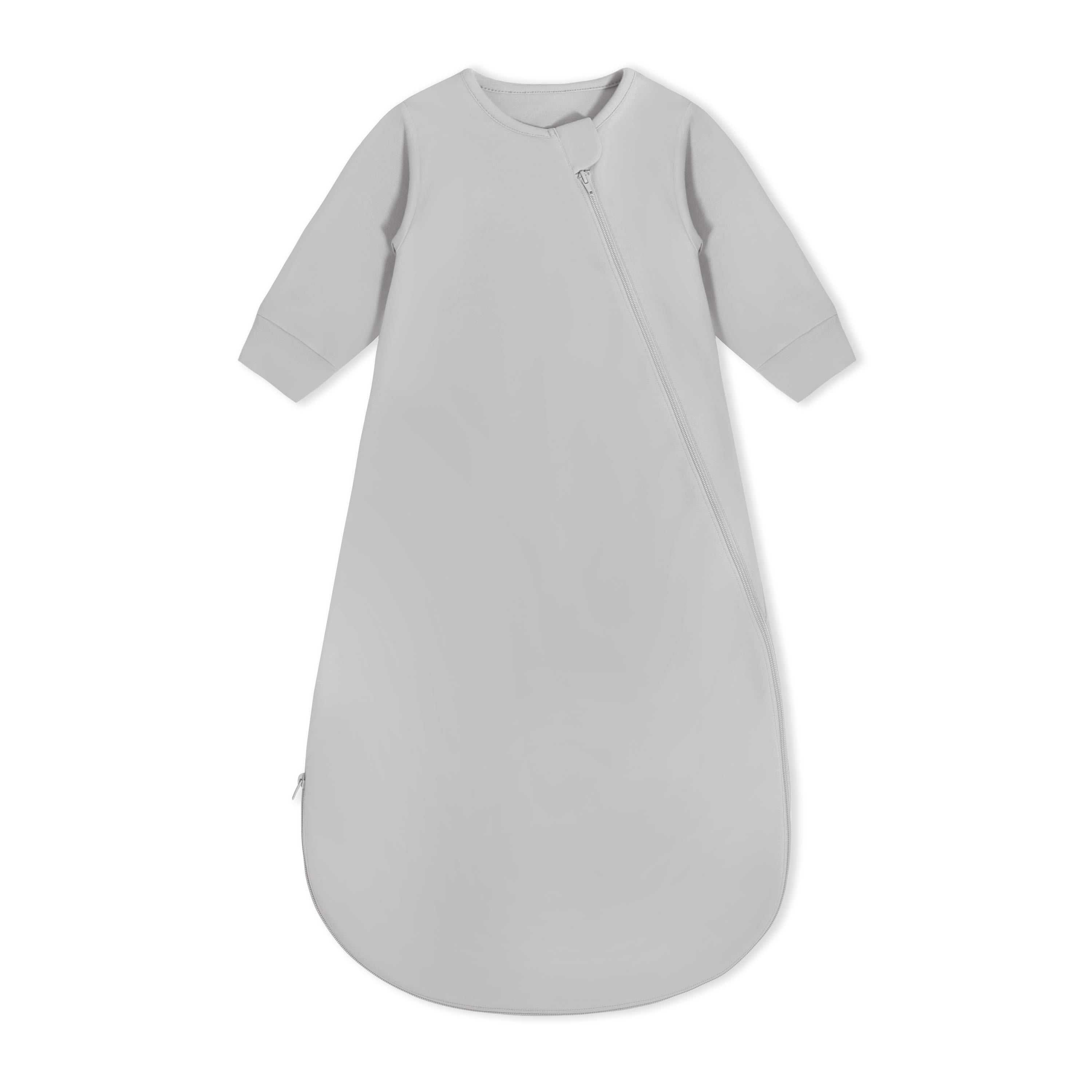 Organic Long Sleeve Sleep Sack 0.5 TOG - Stone Gray