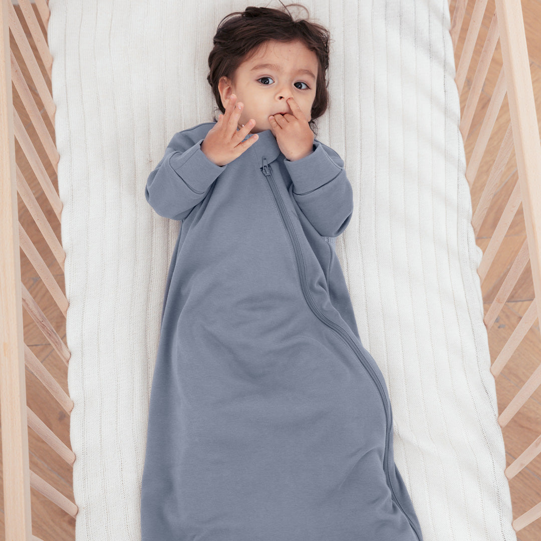 Organic Long Sleeve Sleep Sack 0.5 TOG - Flint Stone