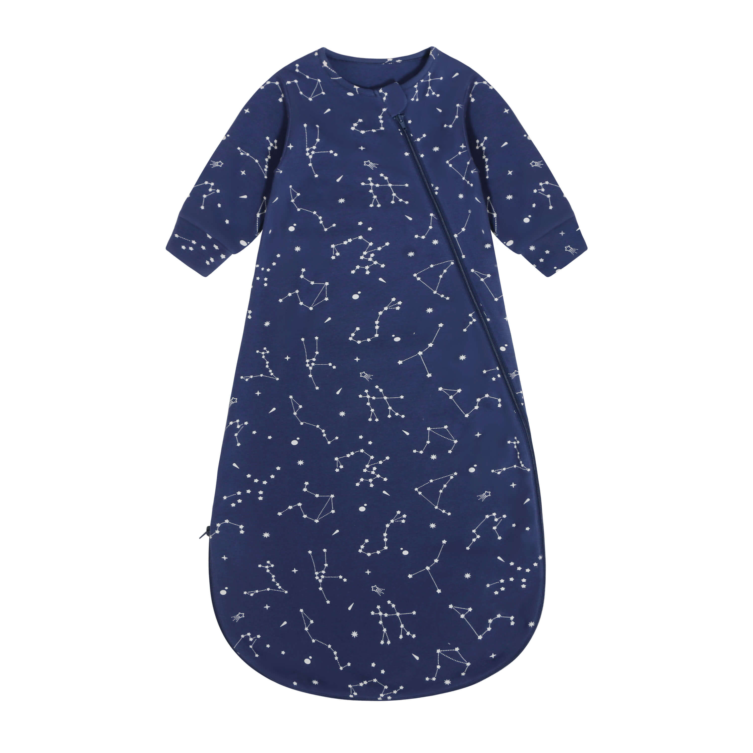 Camel Wool Long Sleeve Sleep Sack 1.0 TOG - Constellation