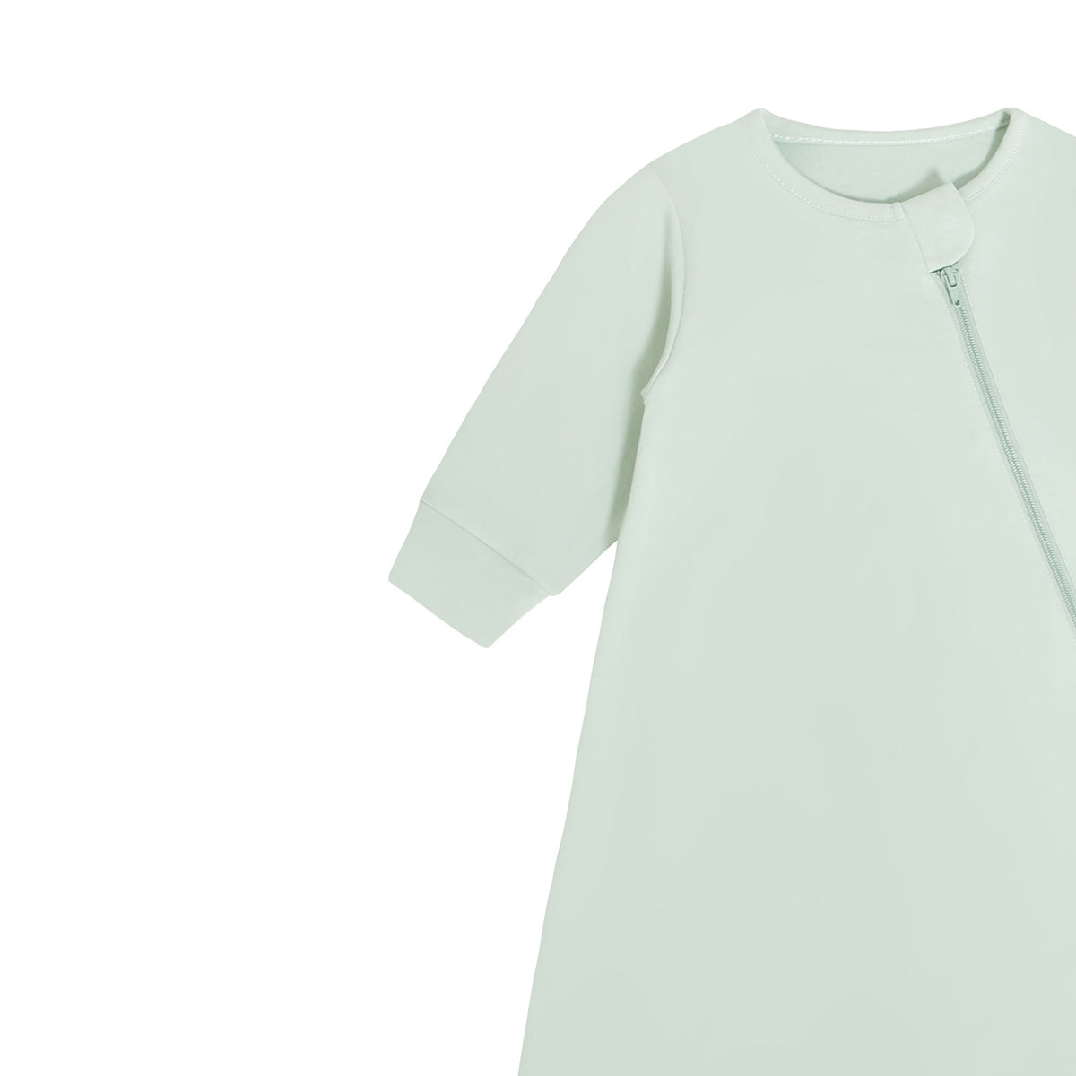 Organic Long Sleeve Sleep Sack 0.5 TOG - Pea Green