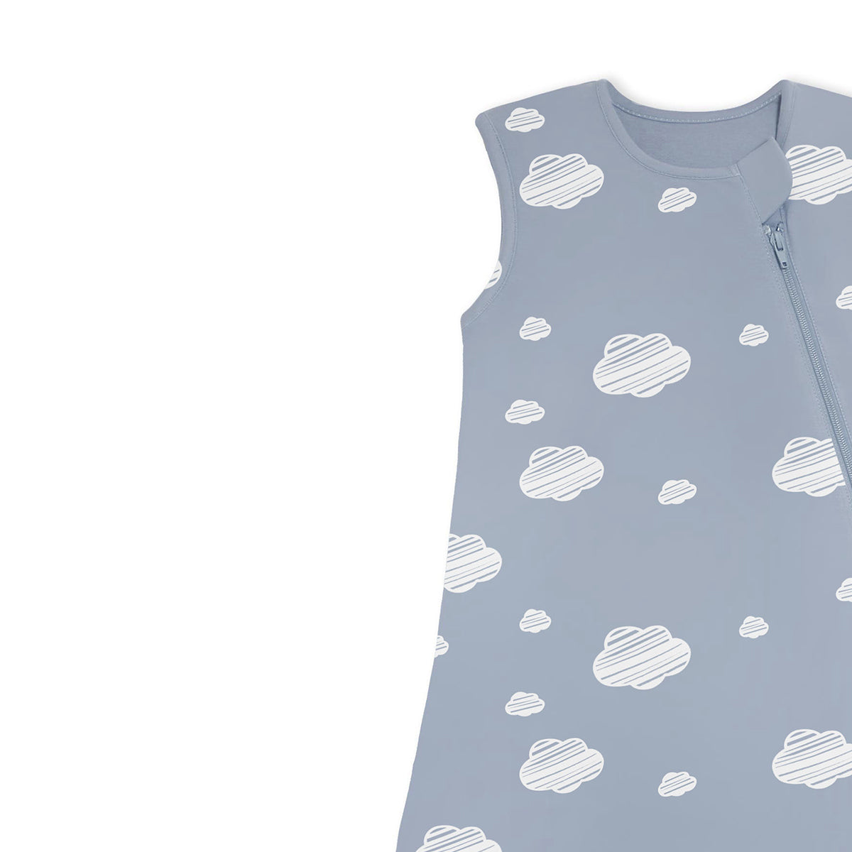 Organic Sleeveless Sleep Sack 0.5 TOG - Blue Sky