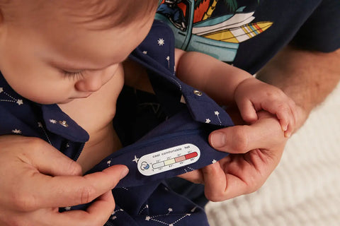 the temperature-sensing sticker