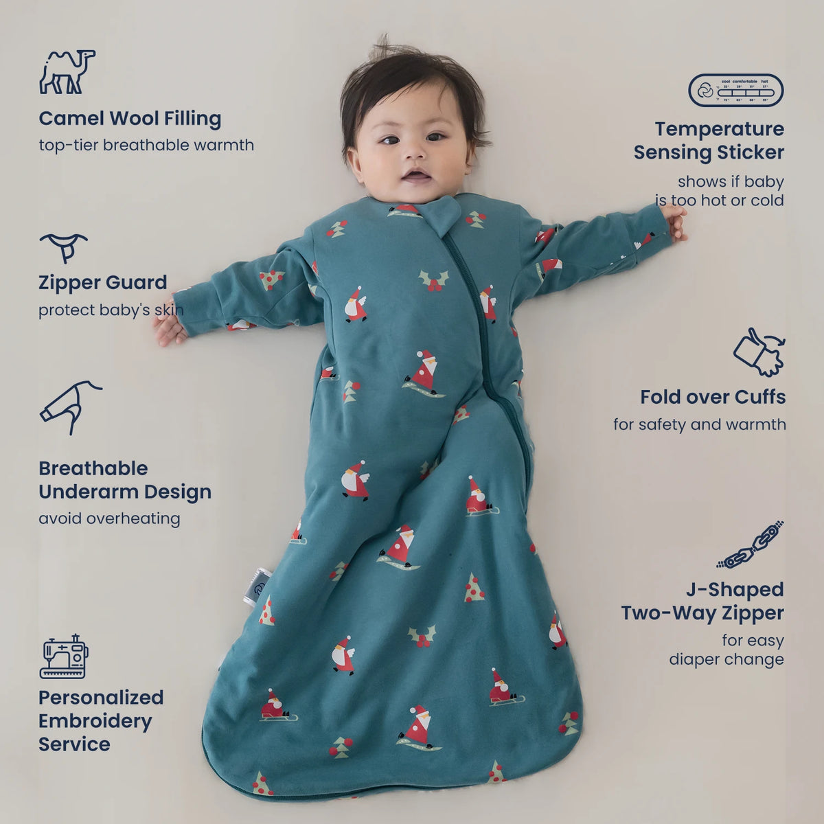 warm-long-sleeve-sleep-sack-2-5-tog-organic-cotton-camel-wool-skiing-santa