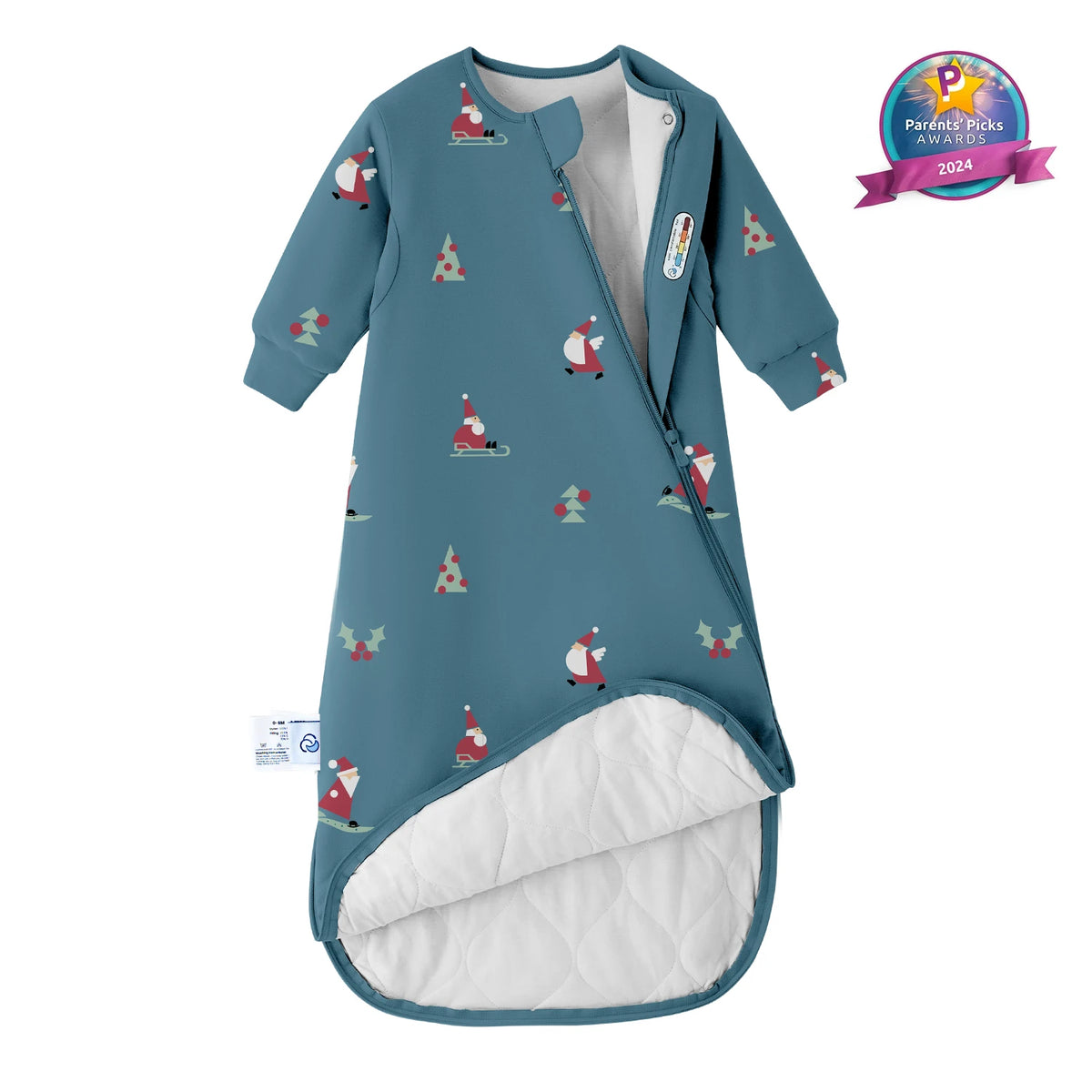 warm-long-sleeve-sleep-sack-2-5-tog-organic-cotton-camel-wool-skiing-santa