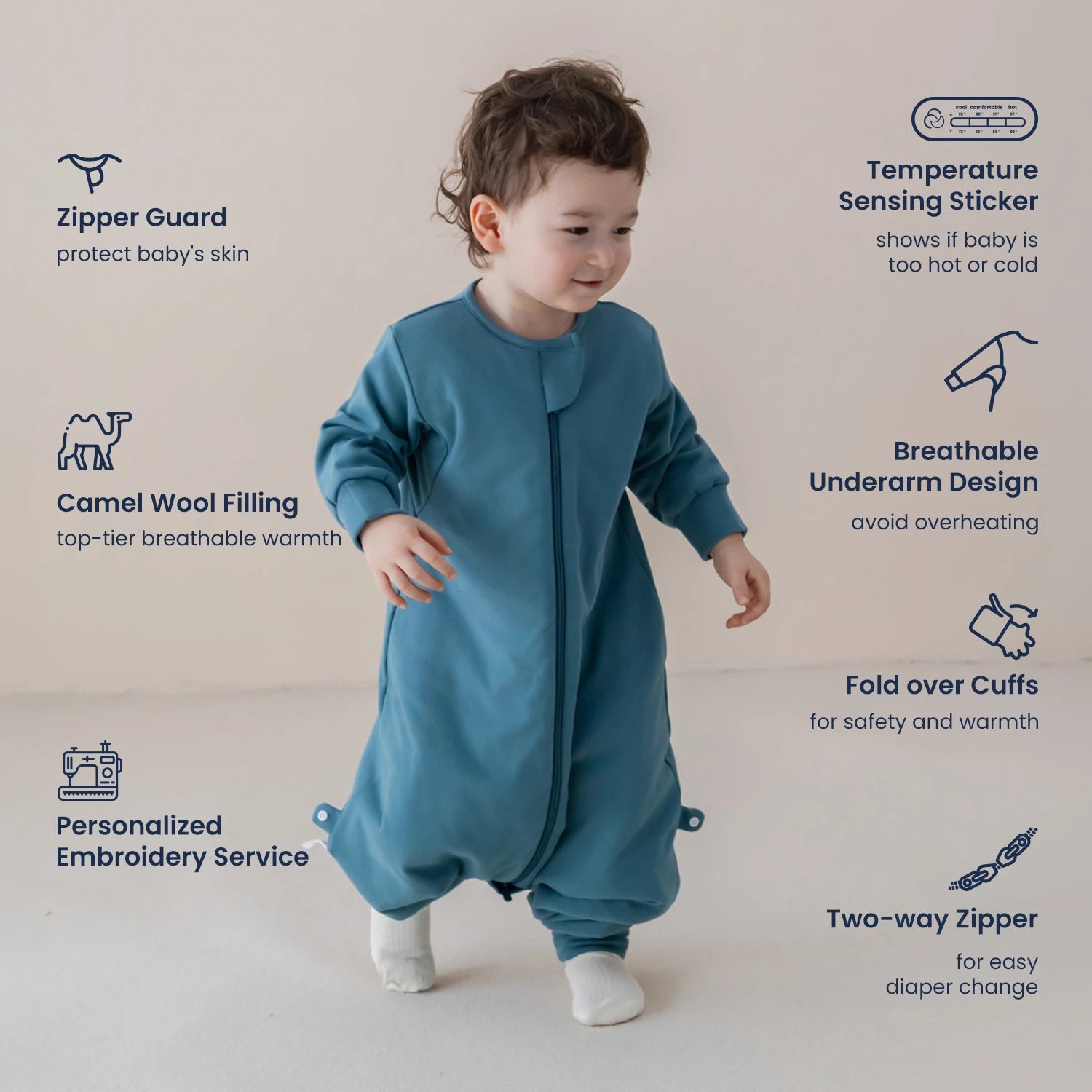 warm-long-sleeve-sleep-sack-walker-2-5-tog-organic-cotton-camel-wool-forest-green
